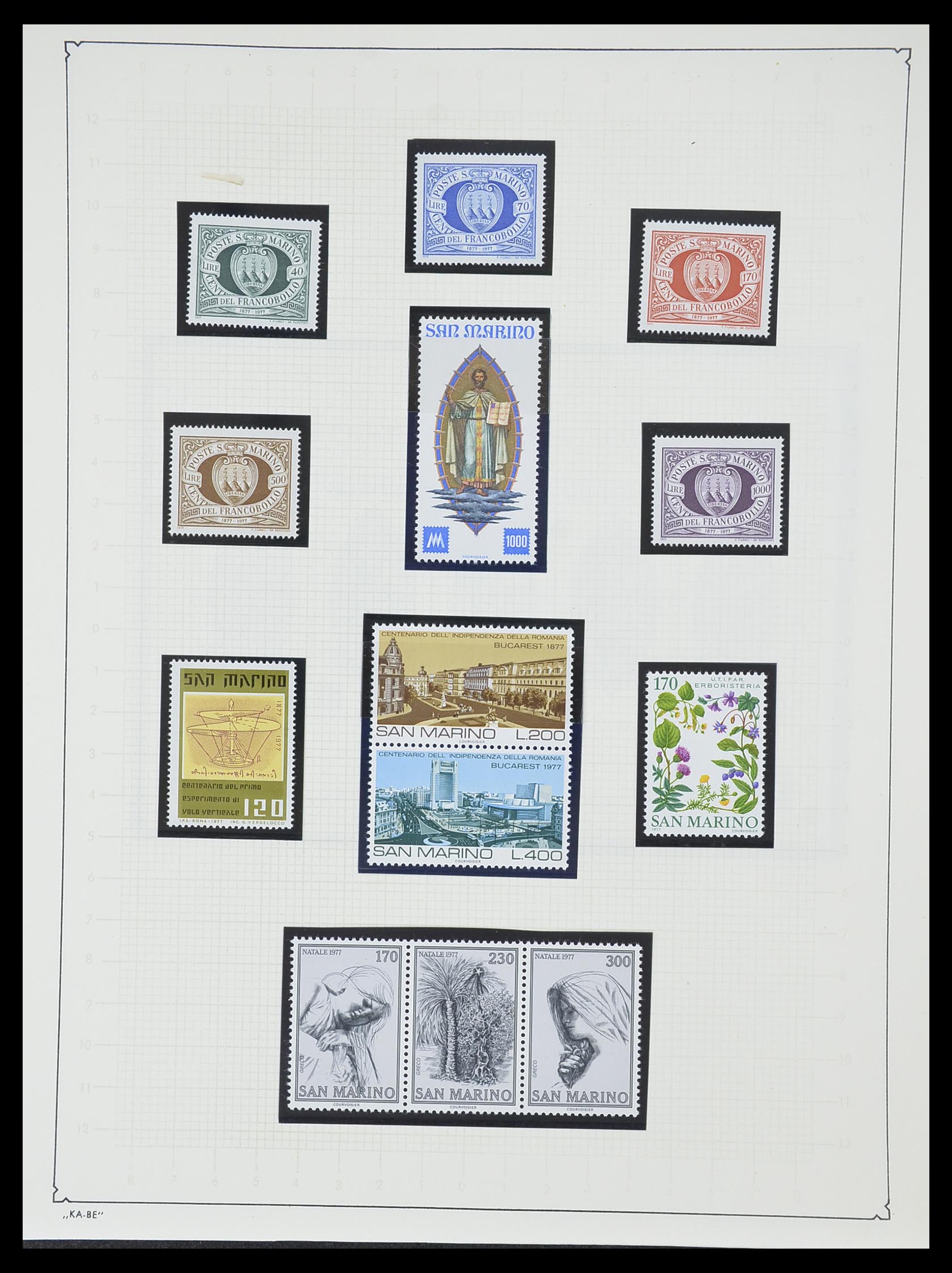 33937 101 - Postzegelverzameling 33937 San Marino 1877-1983.