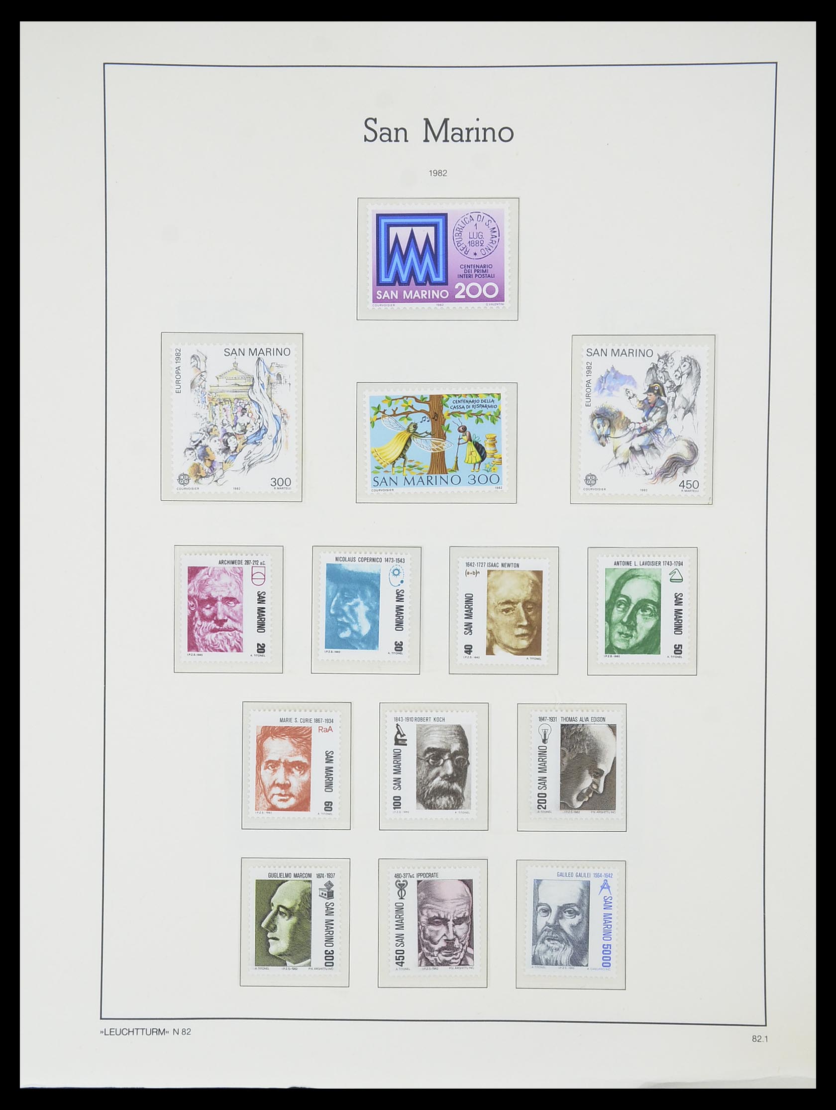 33937 112 - Postzegelverzameling 33937 San Marino 1877-1983.