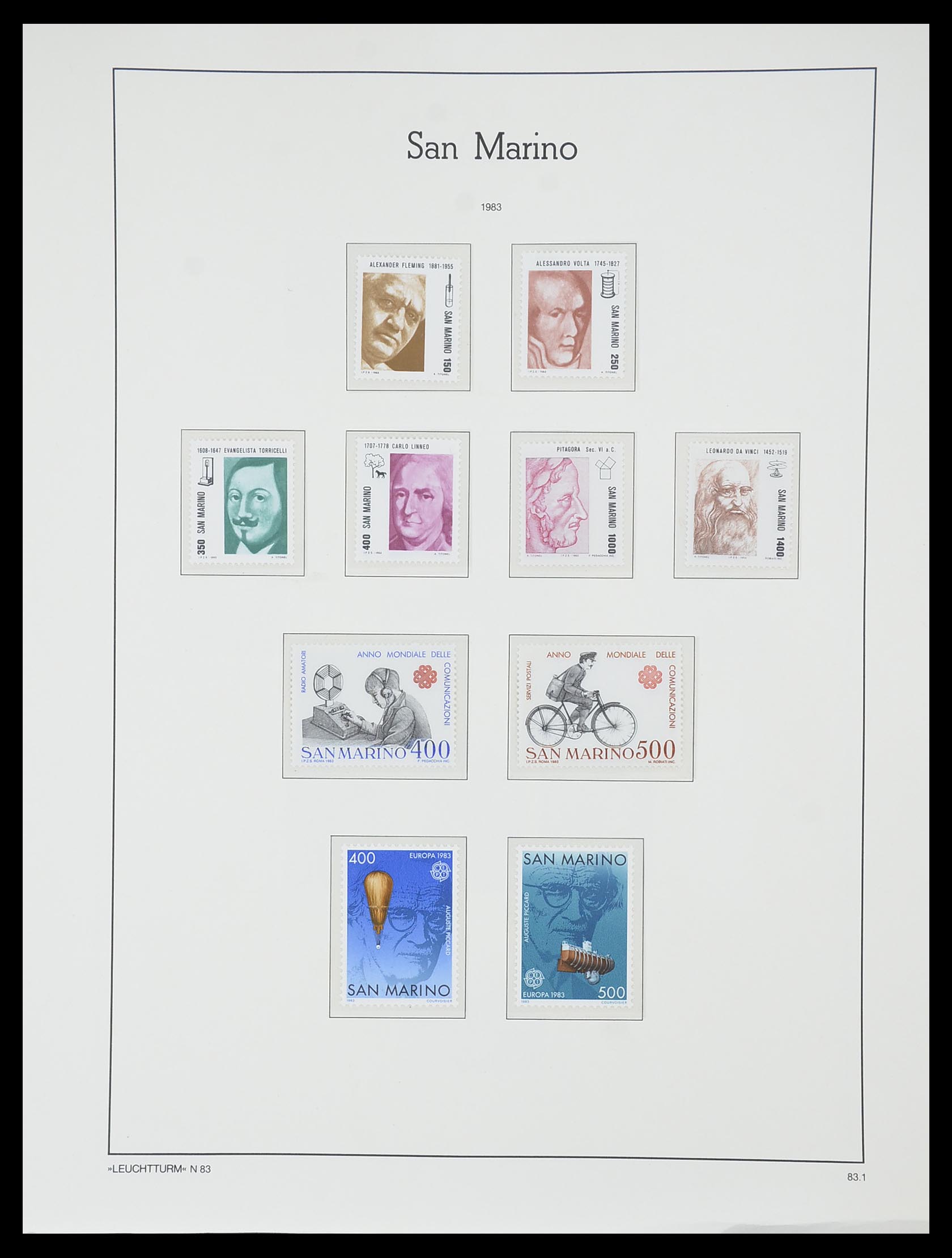 33937 114 - Postzegelverzameling 33937 San Marino 1877-1983.