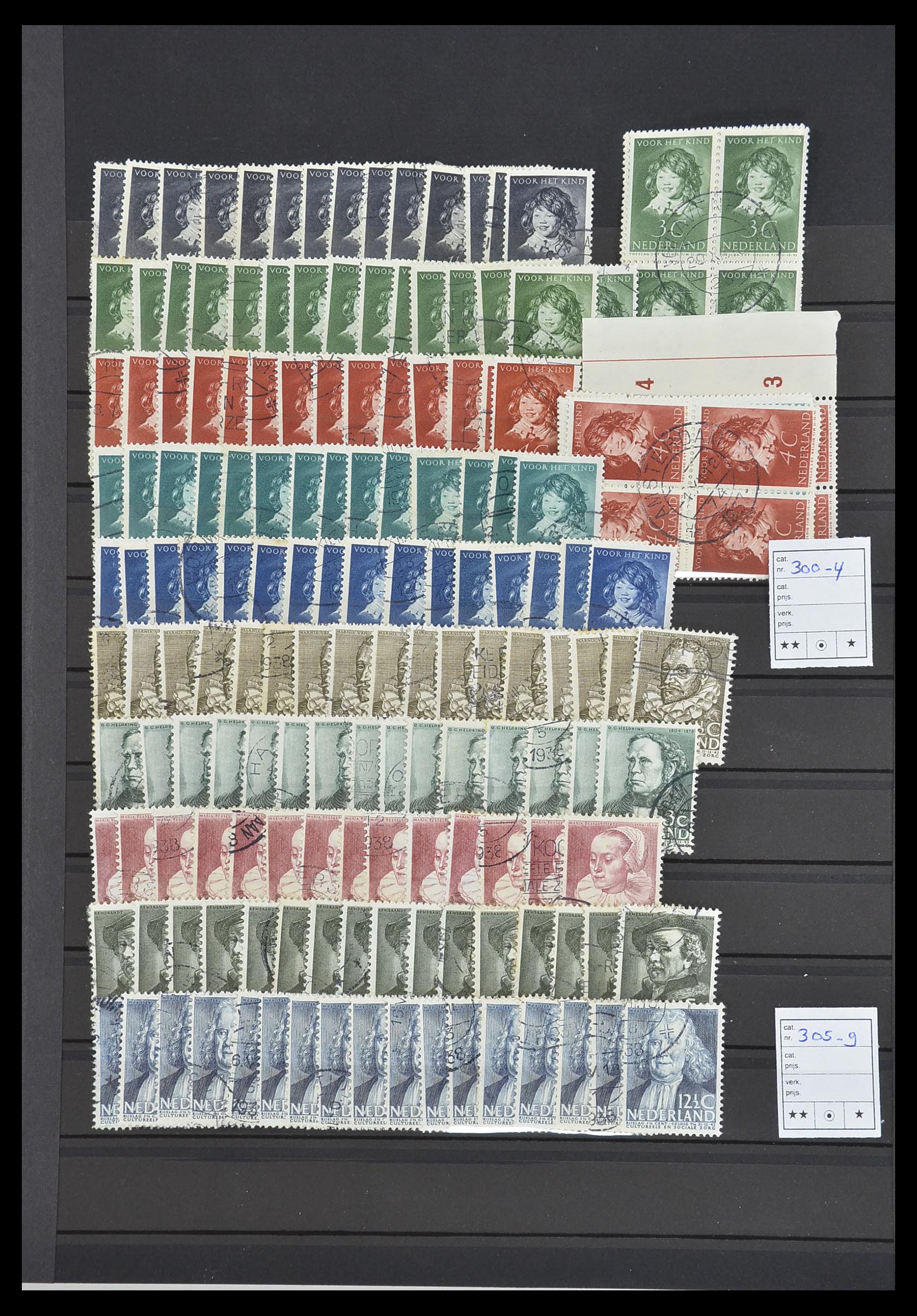 33940 029 - Postzegelverzameling 33940 Nederland en overzeese gebiedsdelen 1852-1