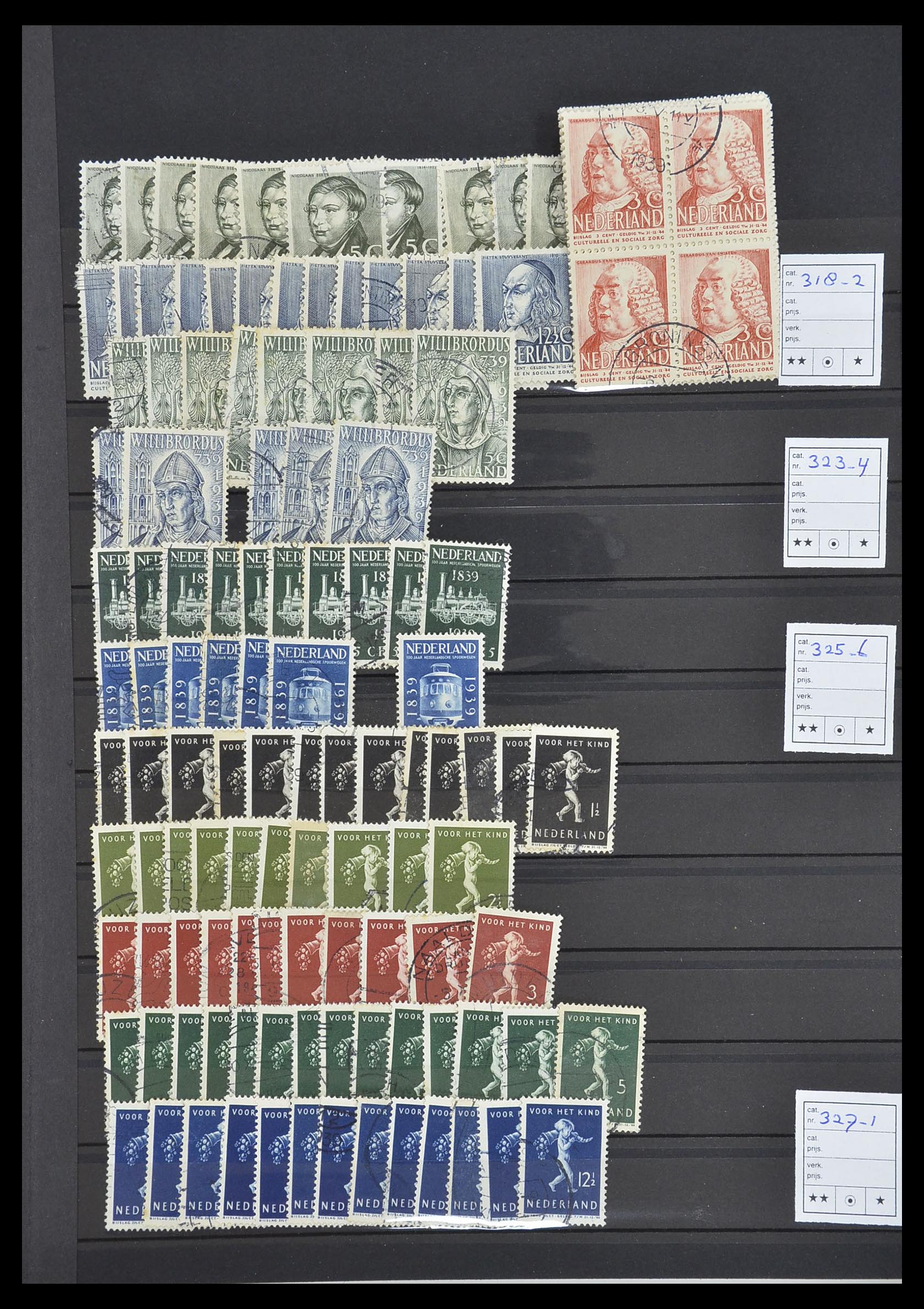 33940 031 - Postzegelverzameling 33940 Nederland en overzeese gebiedsdelen 1852-1
