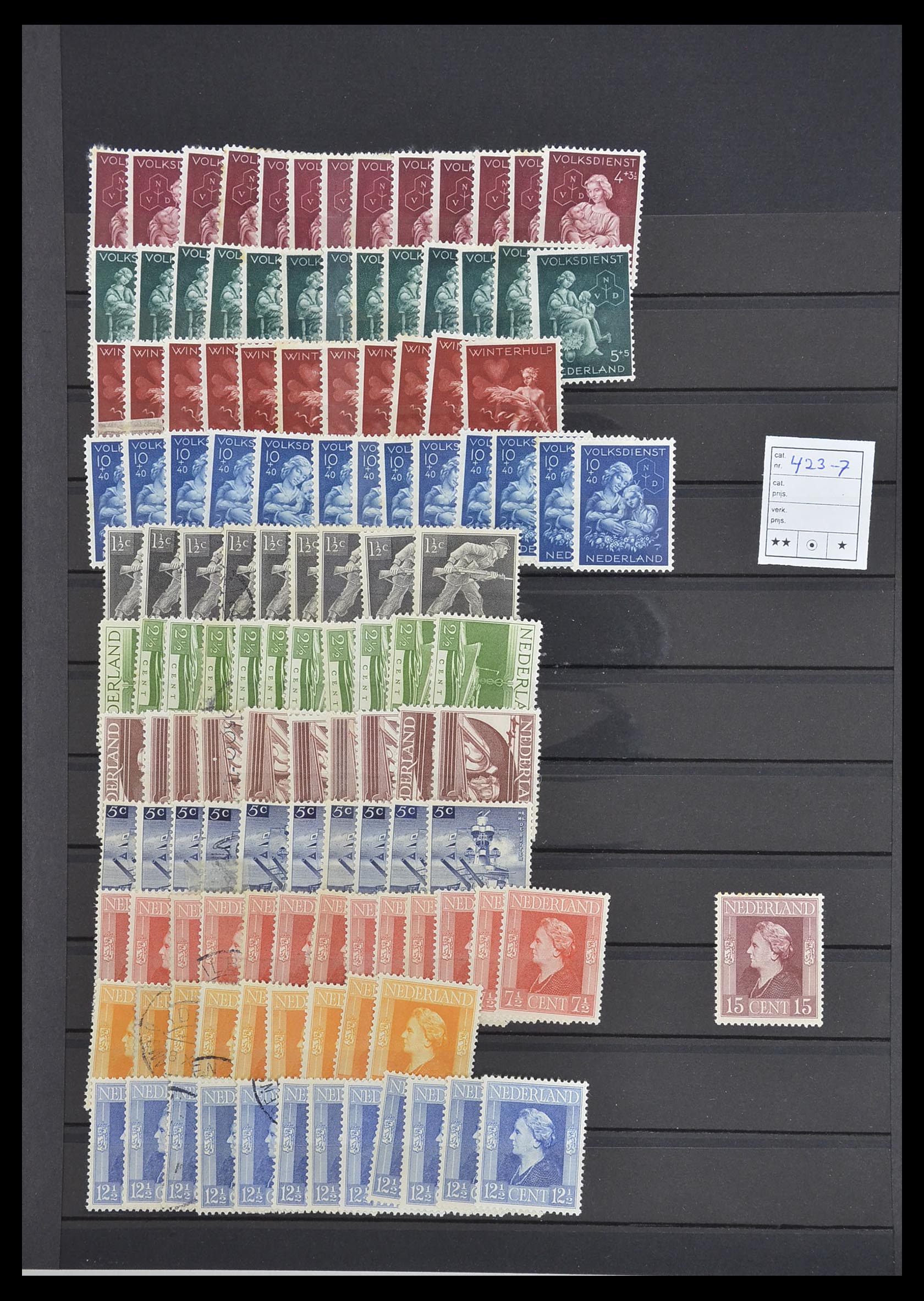 33940 050 - Postzegelverzameling 33940 Nederland en overzeese gebiedsdelen 1852-1