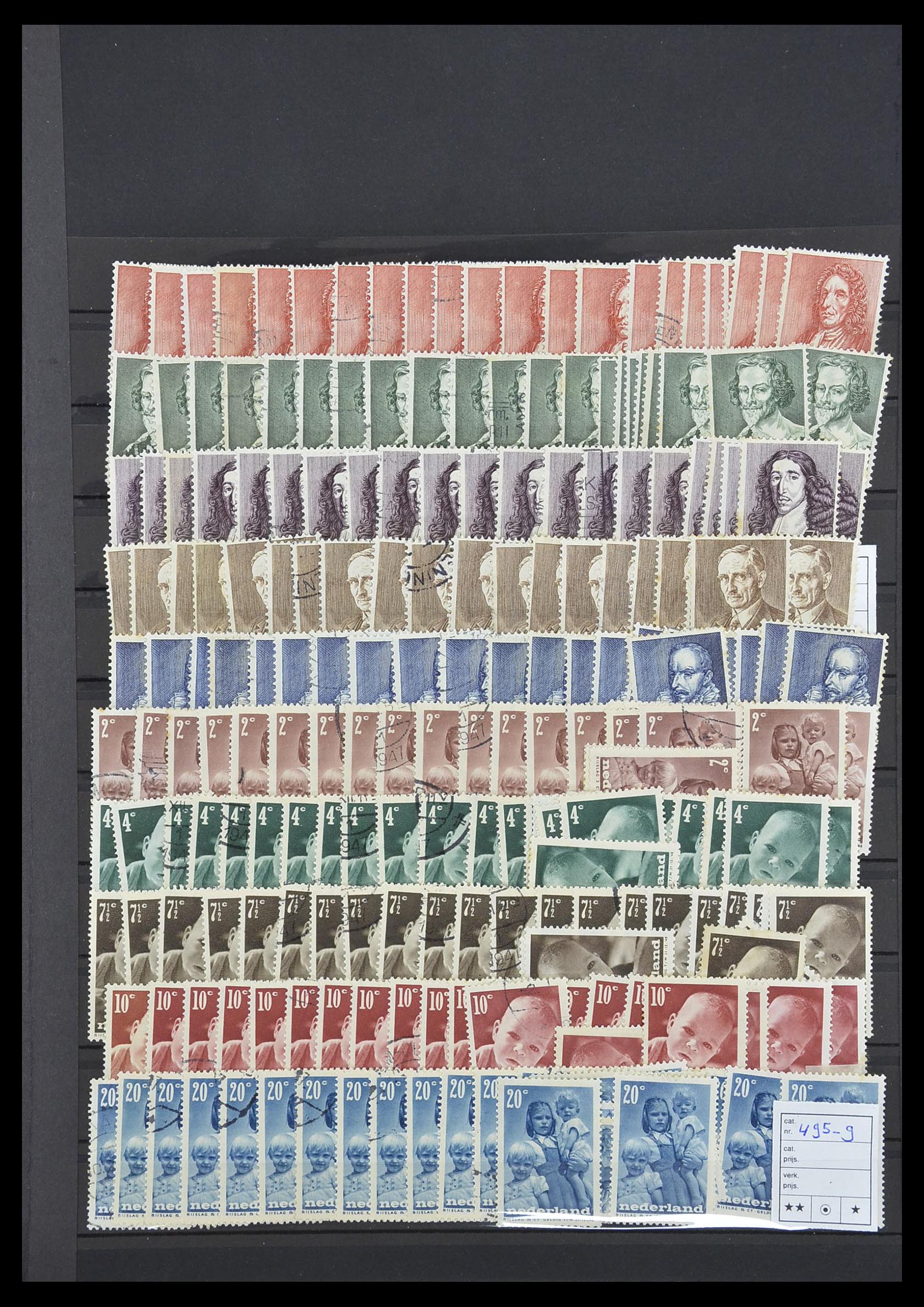 33940 056 - Postzegelverzameling 33940 Nederland en overzeese gebiedsdelen 1852-1