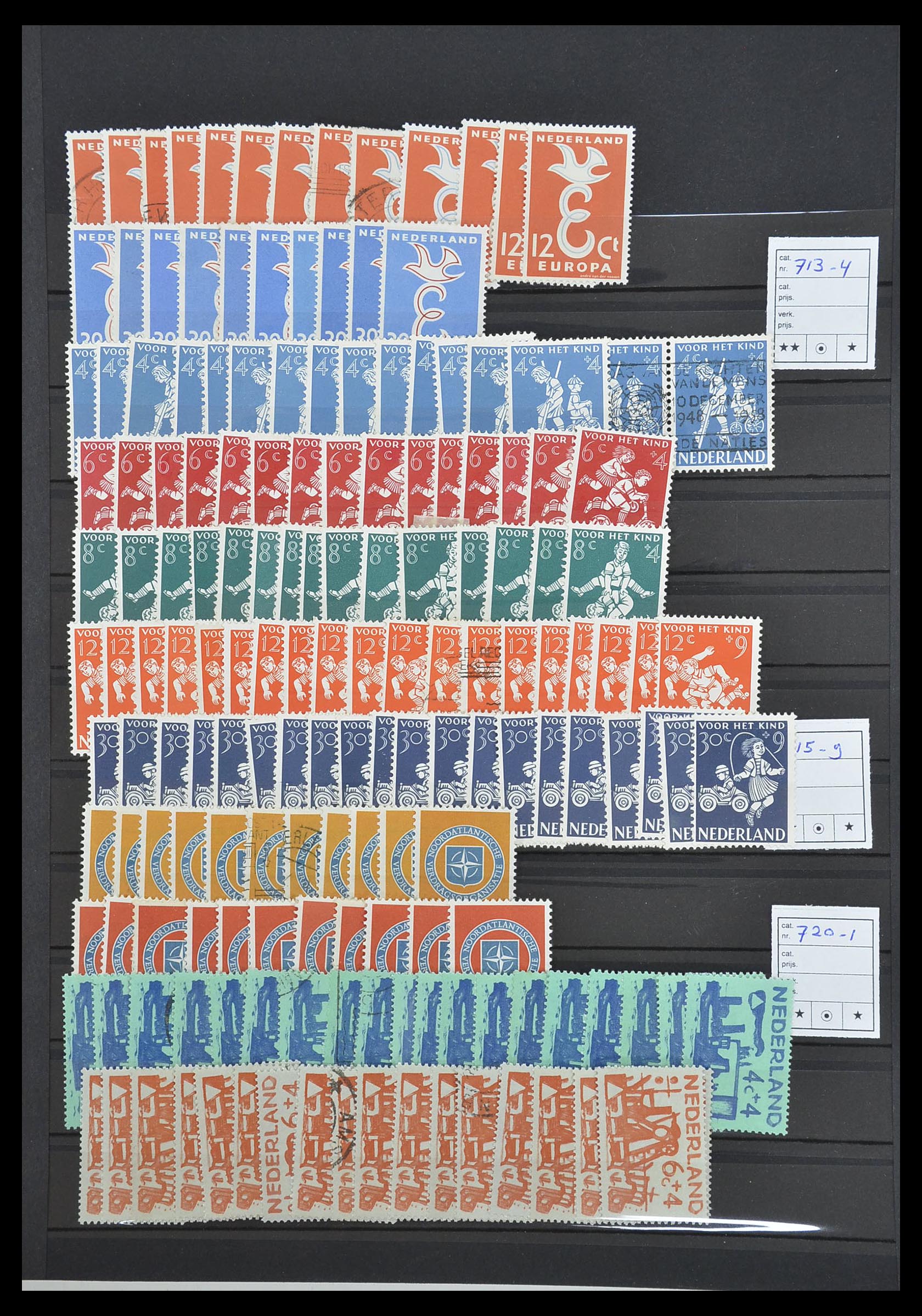 33940 077 - Postzegelverzameling 33940 Nederland en overzeese gebiedsdelen 1852-1