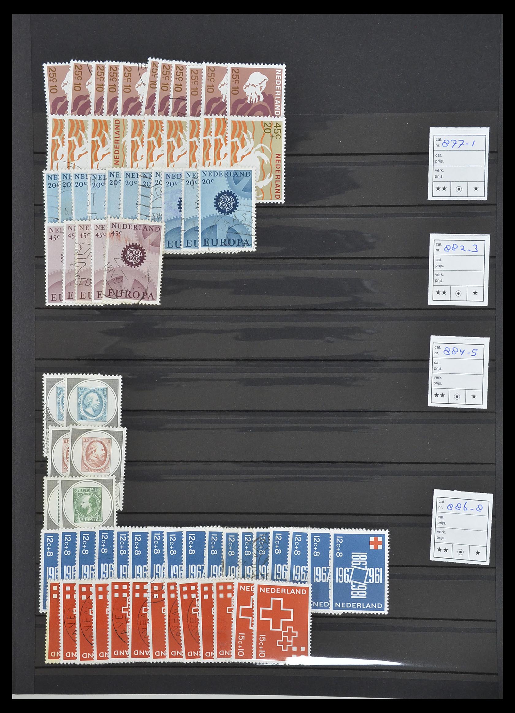 33940 091 - Postzegelverzameling 33940 Nederland en overzeese gebiedsdelen 1852-1