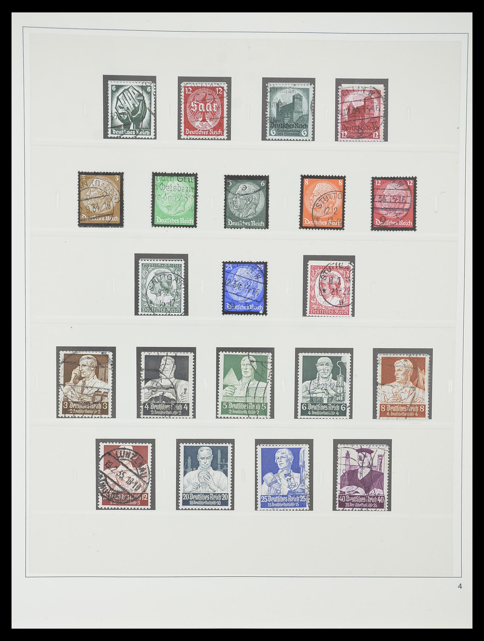 33944 005 - Postzegelverzameling 33944 Duitse Rijk 1933-1945.