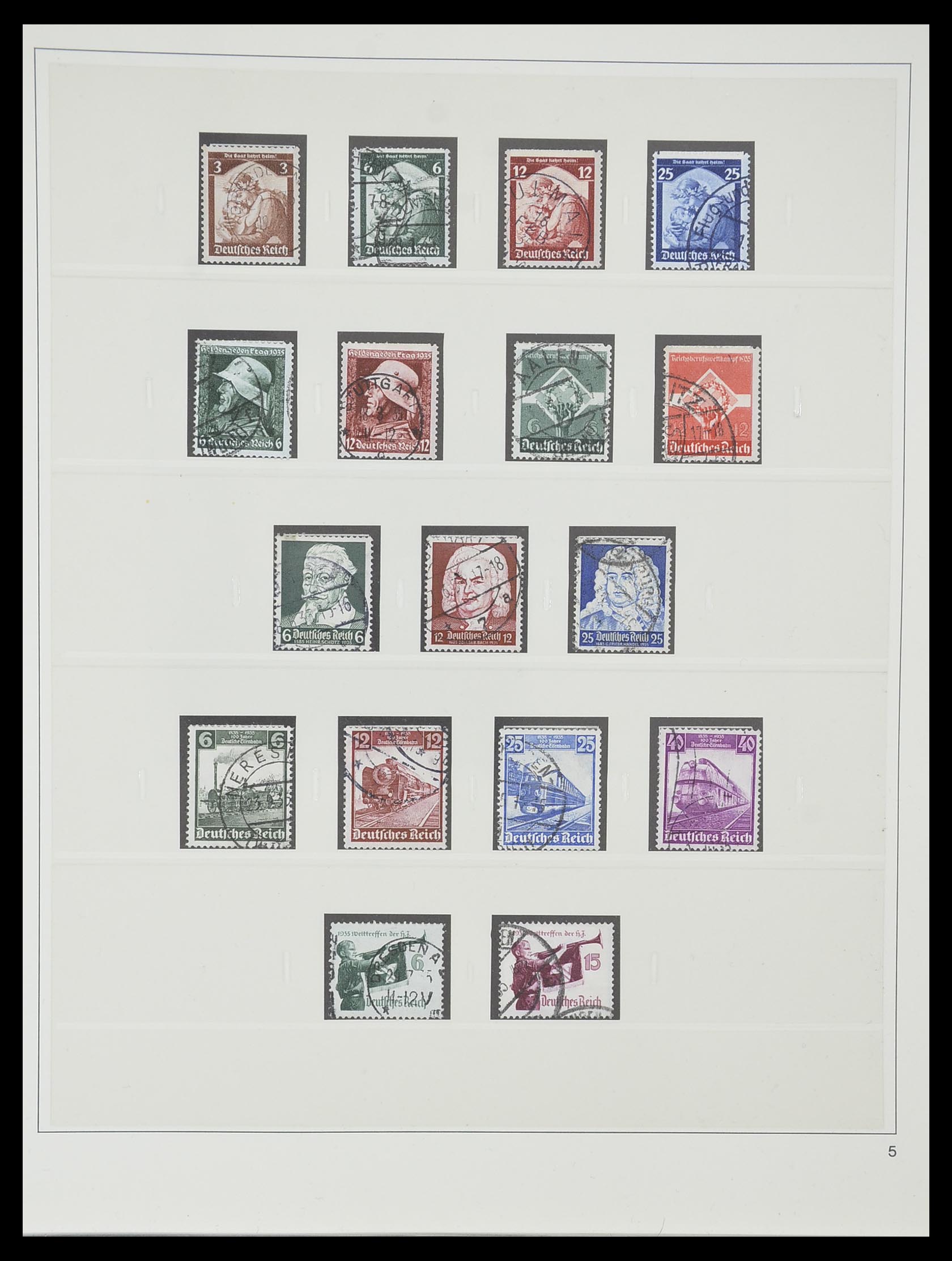 33944 006 - Postzegelverzameling 33944 Duitse Rijk 1933-1945.