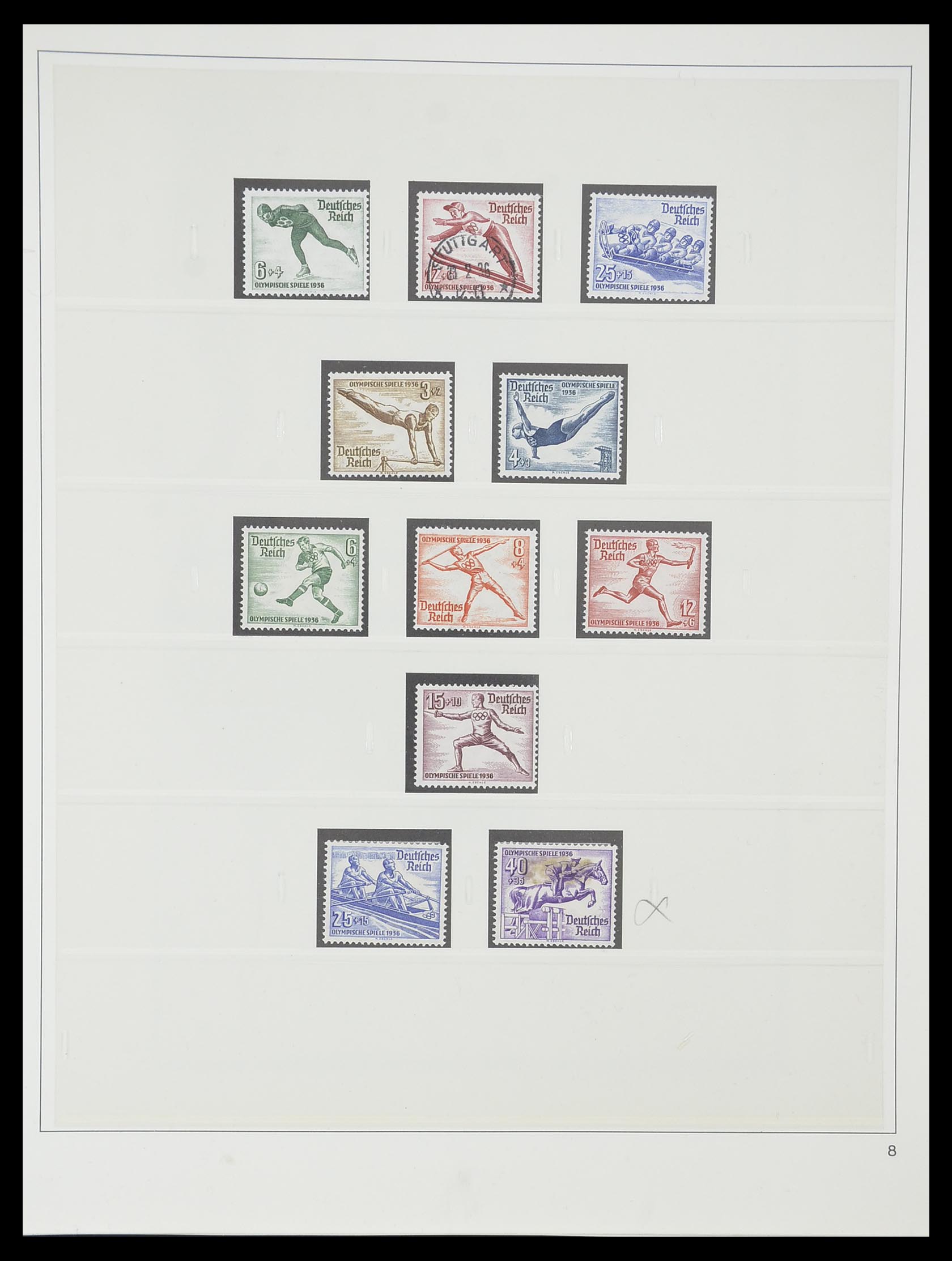 33944 009 - Postzegelverzameling 33944 Duitse Rijk 1933-1945.