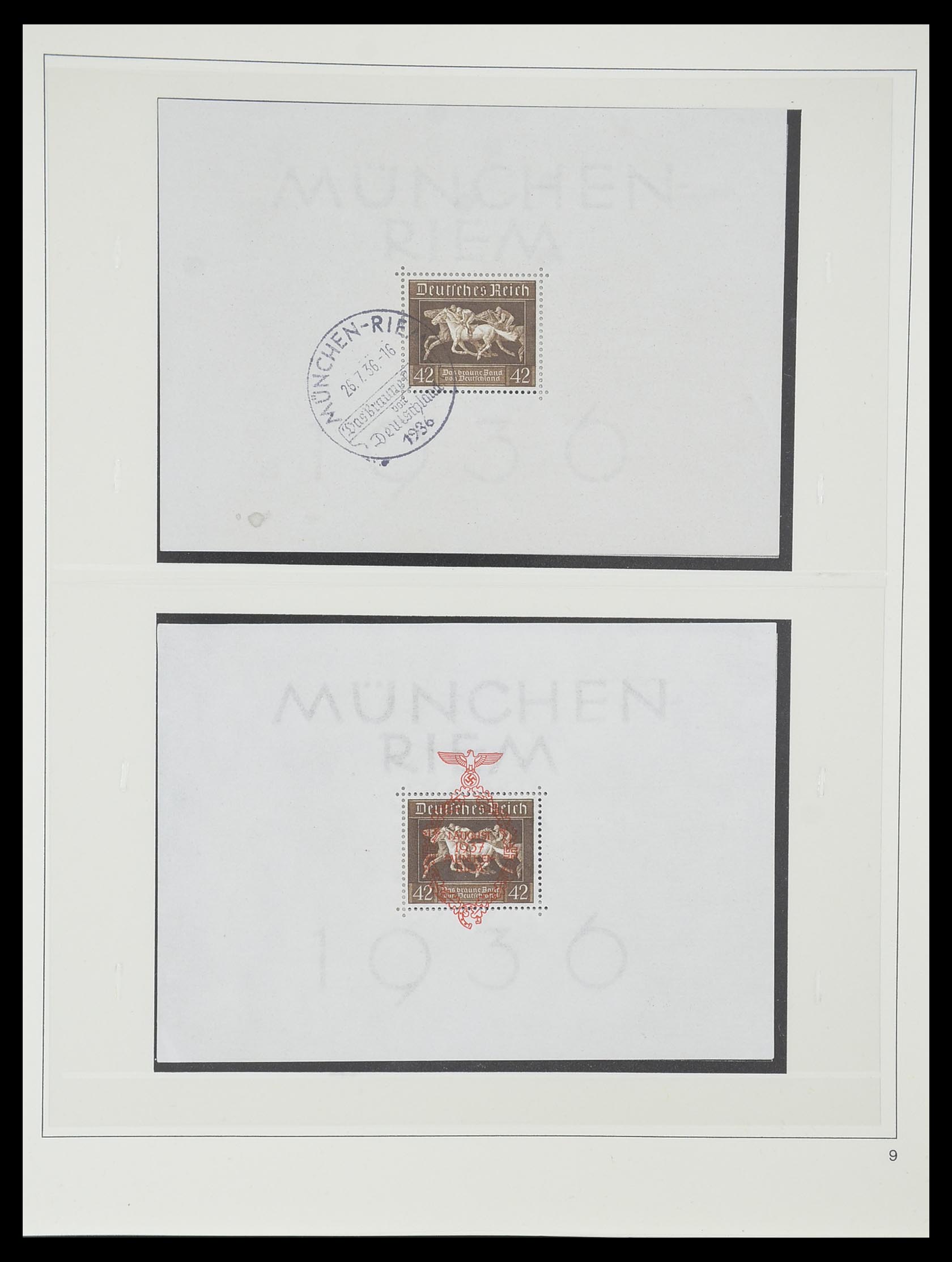33944 010 - Postzegelverzameling 33944 Duitse Rijk 1933-1945.