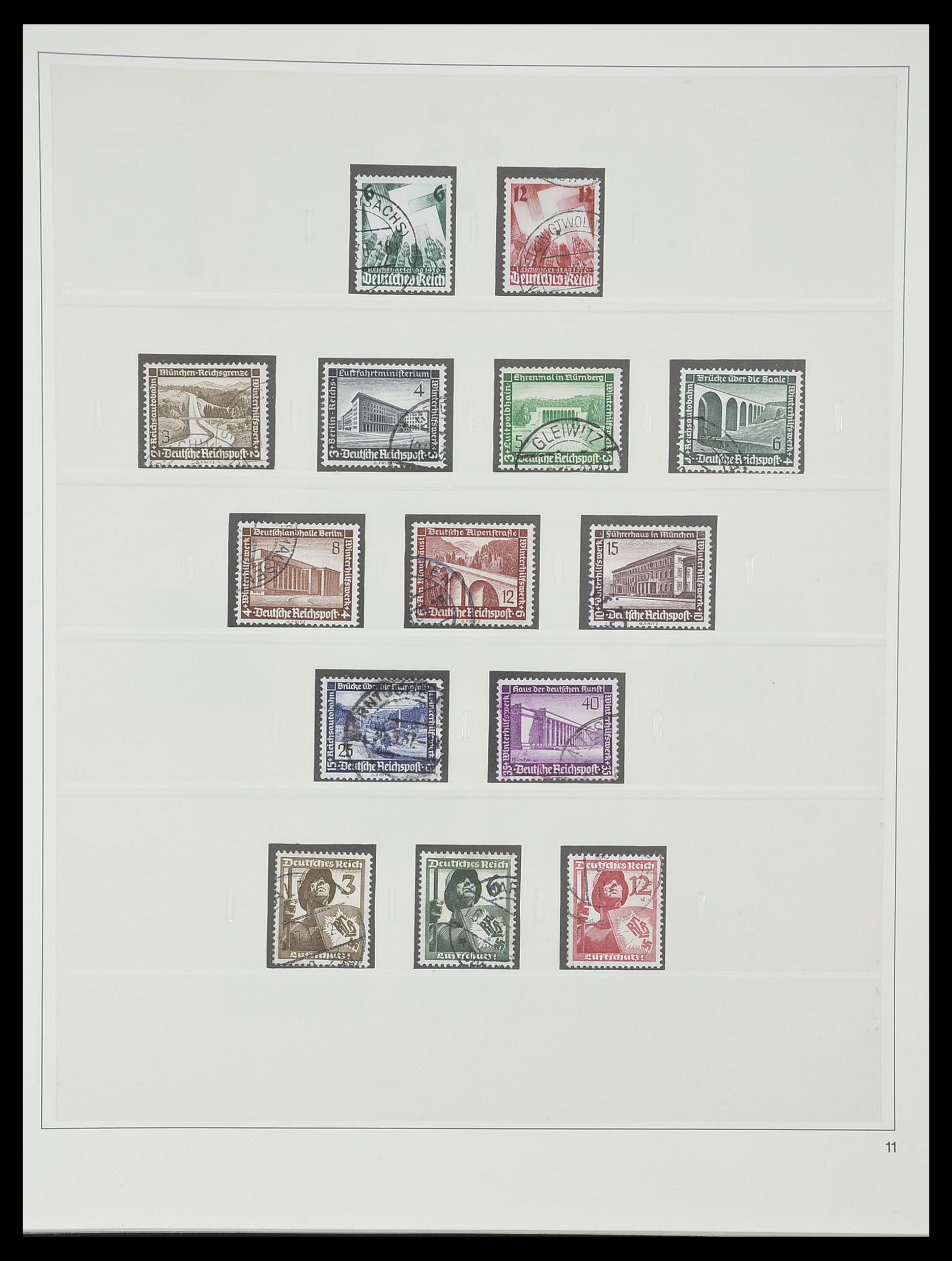 33944 012 - Postzegelverzameling 33944 Duitse Rijk 1933-1945.