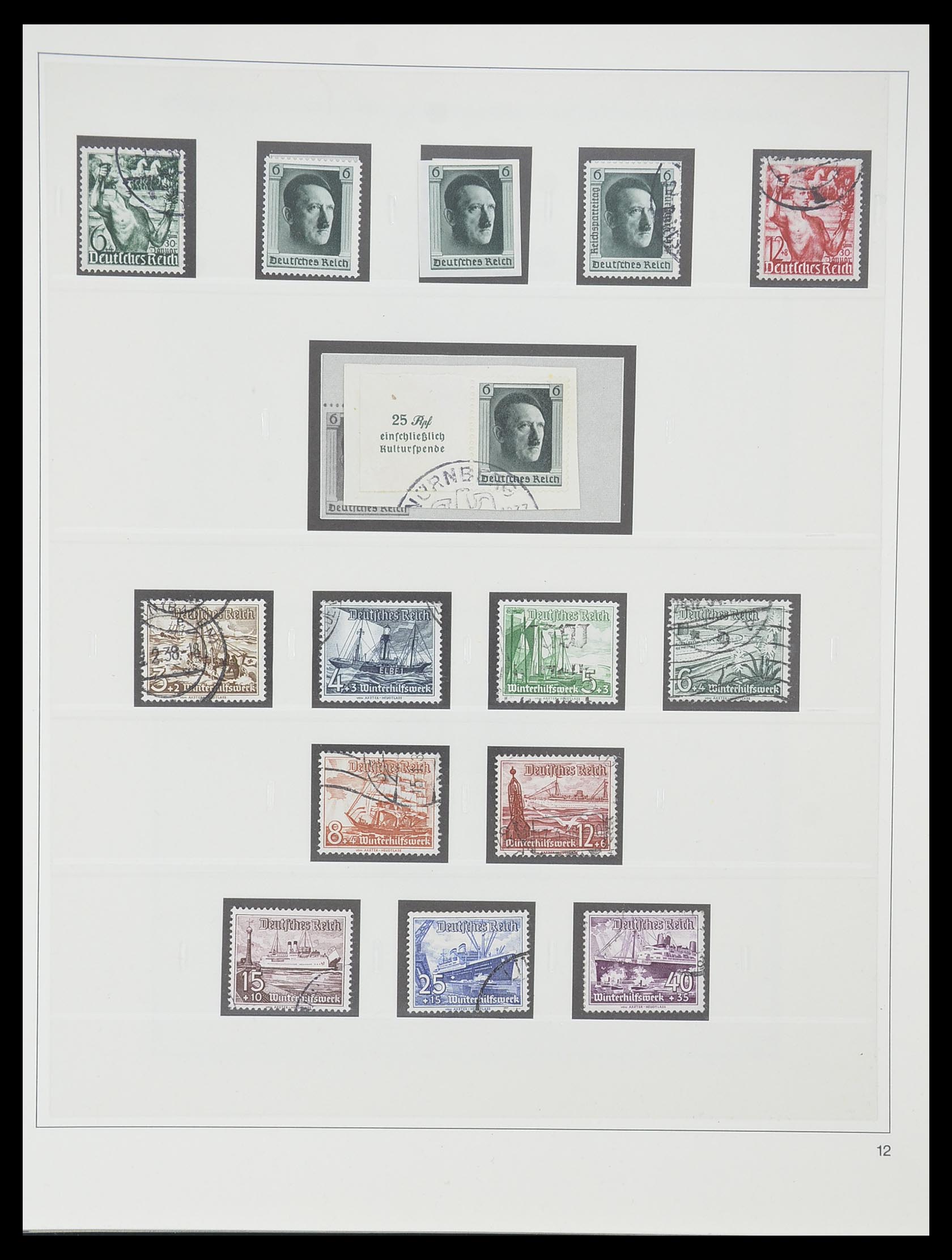 33944 013 - Postzegelverzameling 33944 Duitse Rijk 1933-1945.