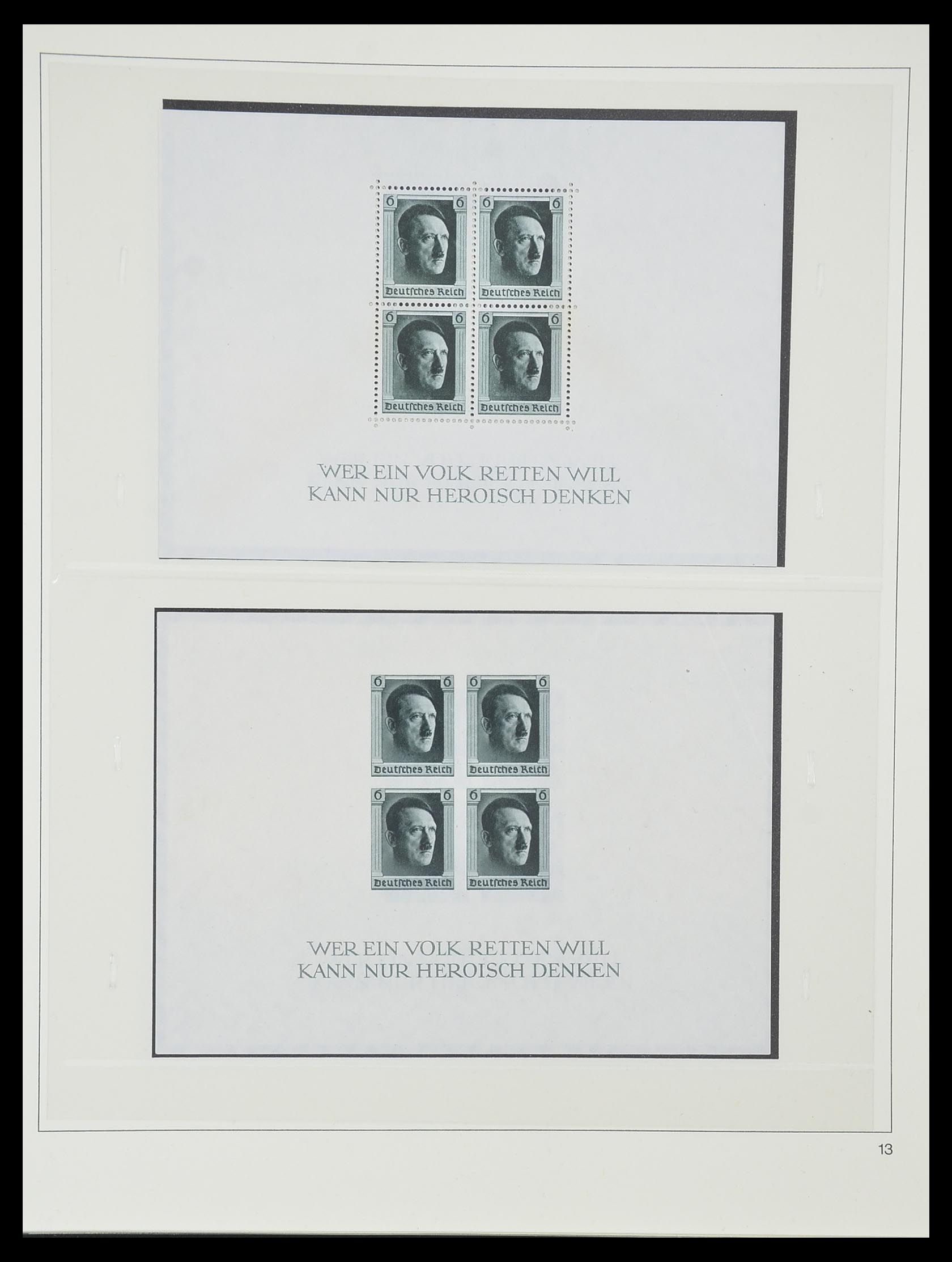 33944 014 - Postzegelverzameling 33944 Duitse Rijk 1933-1945.