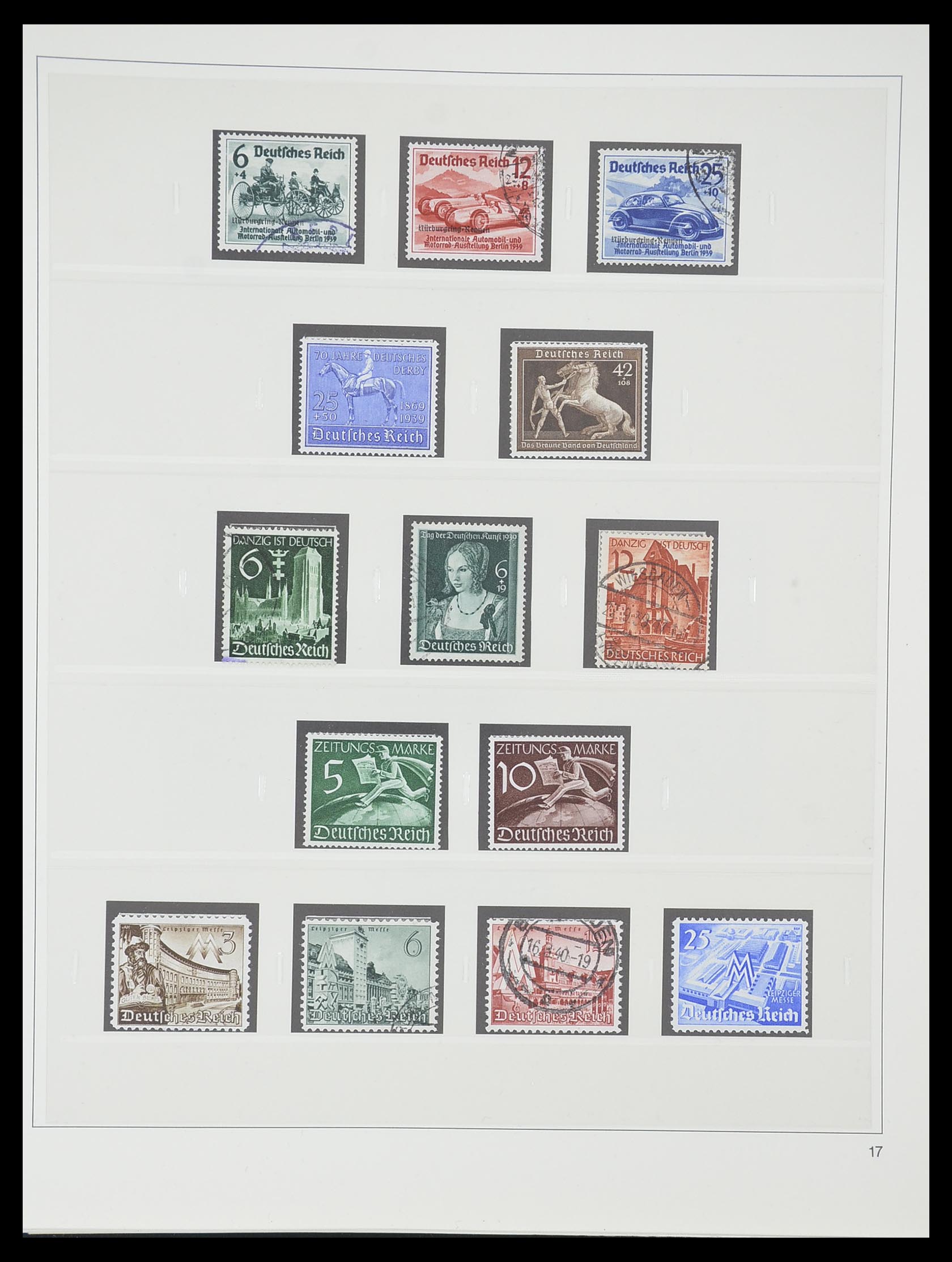 33944 018 - Postzegelverzameling 33944 Duitse Rijk 1933-1945.