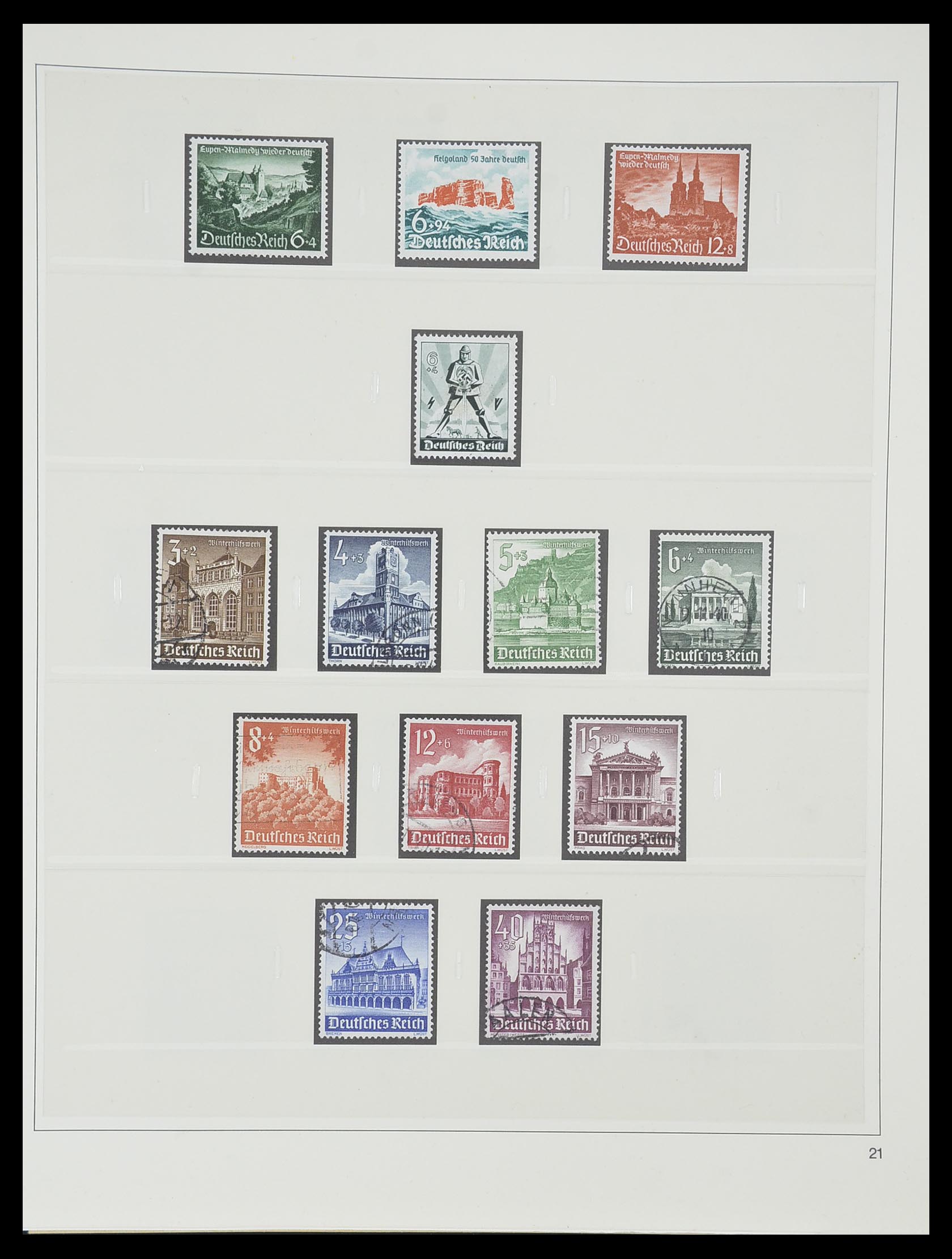 33944 022 - Postzegelverzameling 33944 Duitse Rijk 1933-1945.