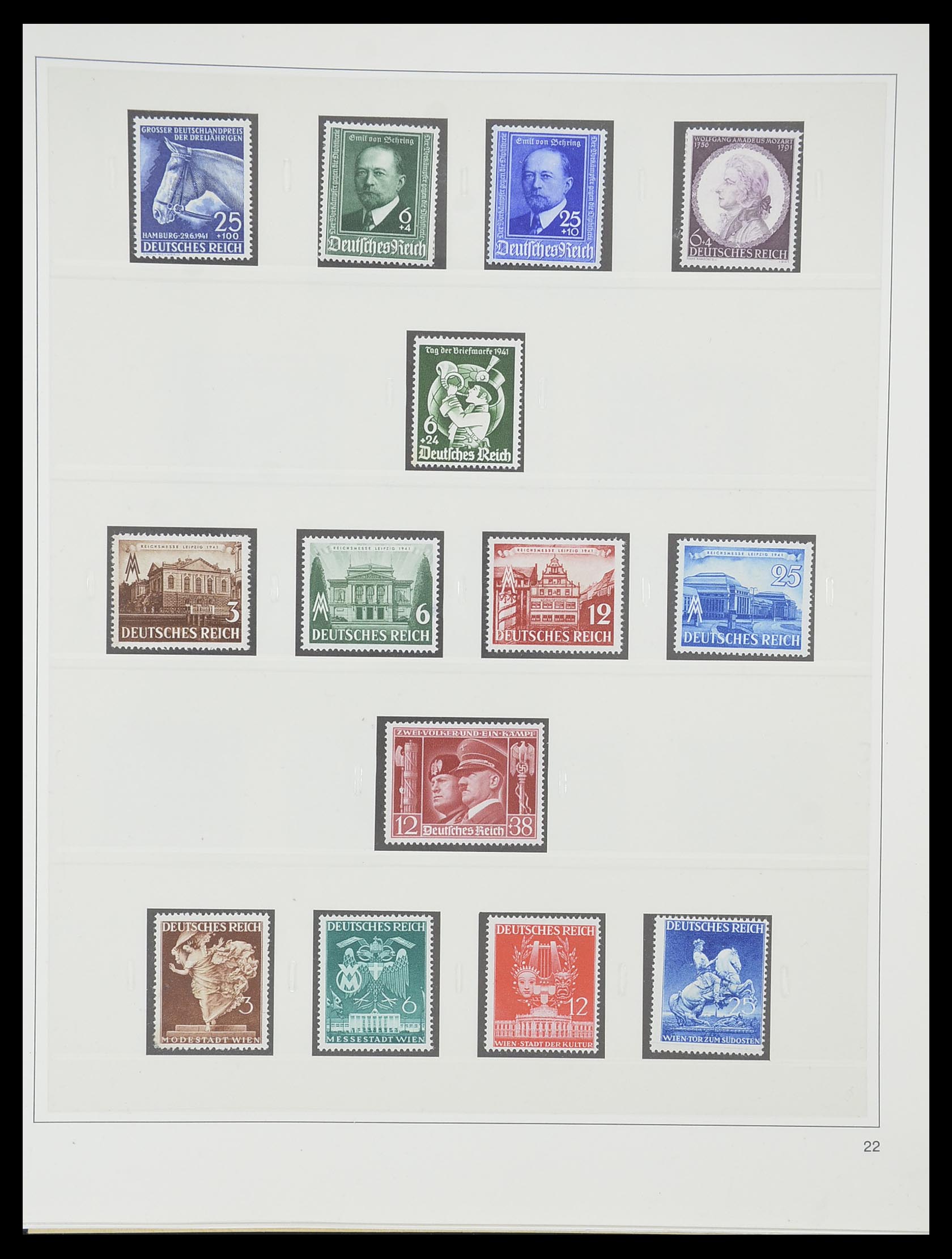 33944 023 - Postzegelverzameling 33944 Duitse Rijk 1933-1945.