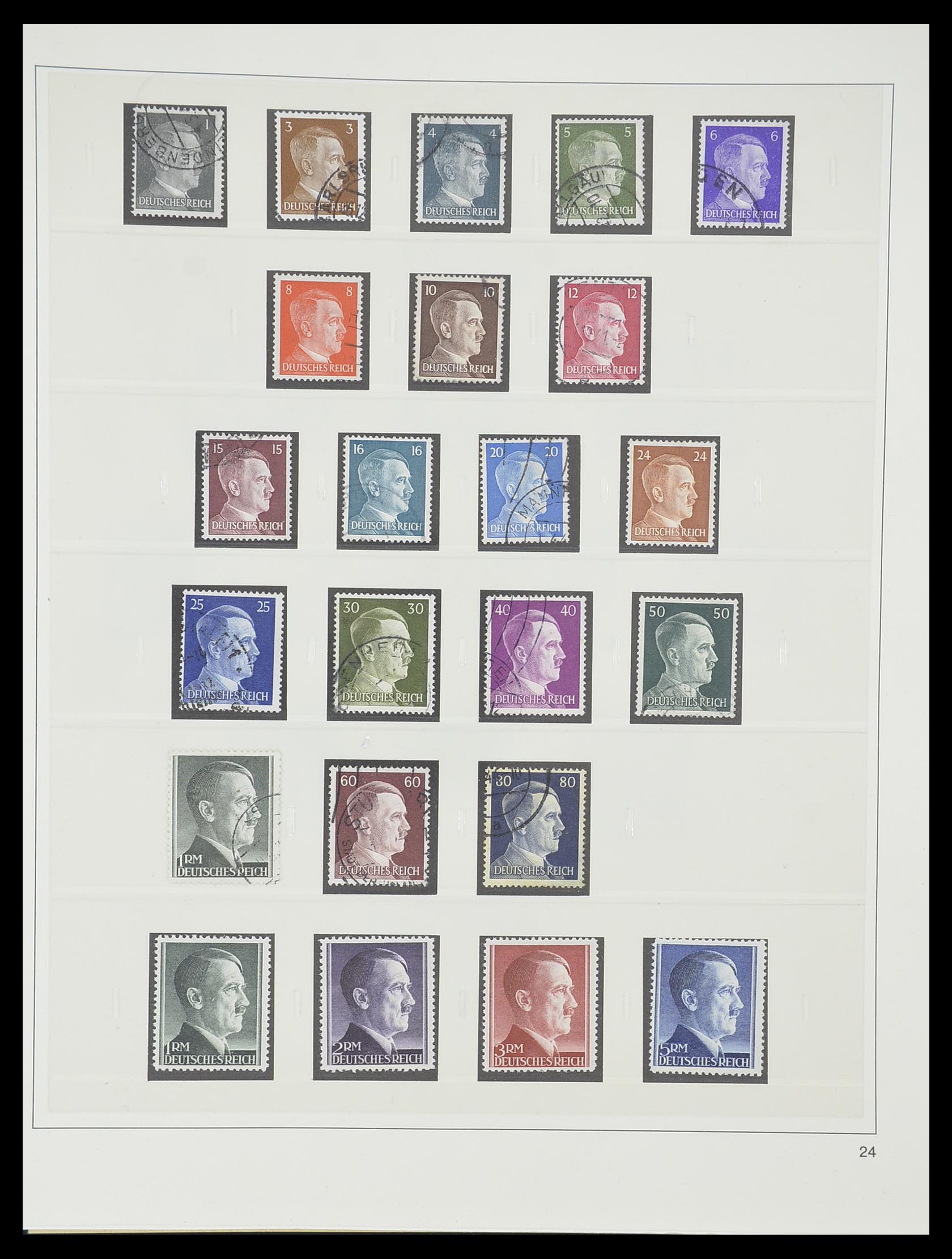 33944 025 - Postzegelverzameling 33944 Duitse Rijk 1933-1945.