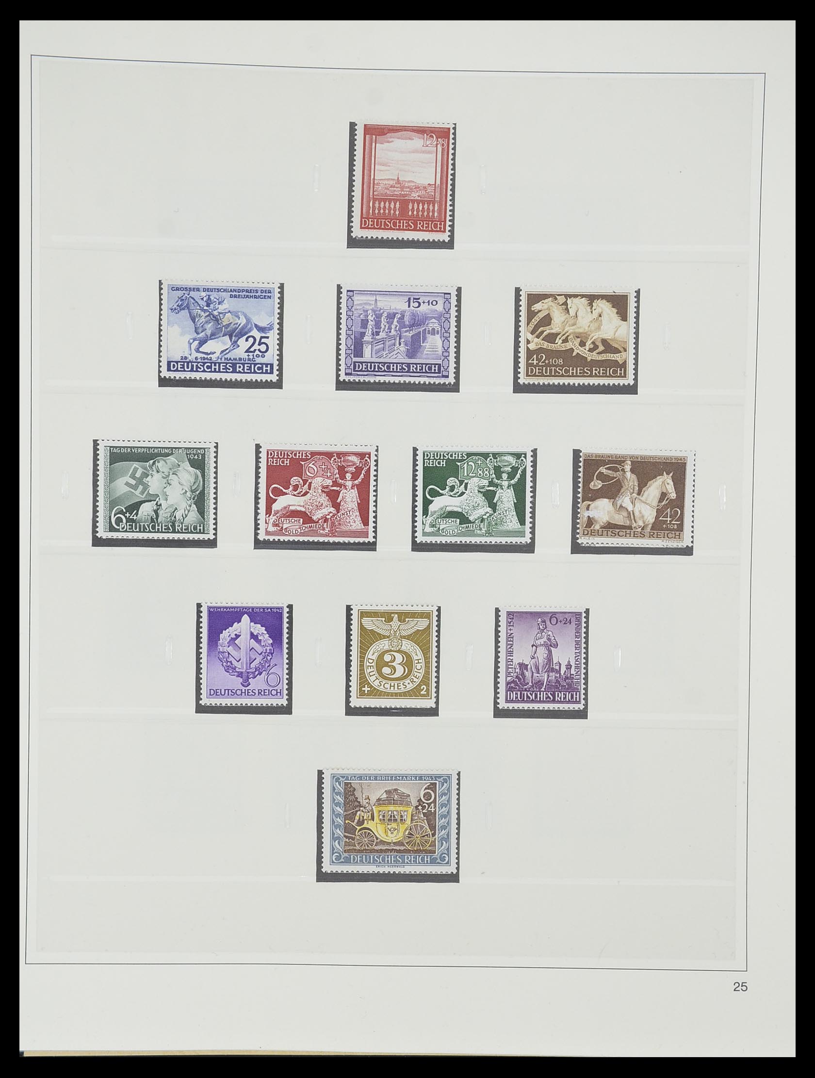 33944 026 - Postzegelverzameling 33944 Duitse Rijk 1933-1945.