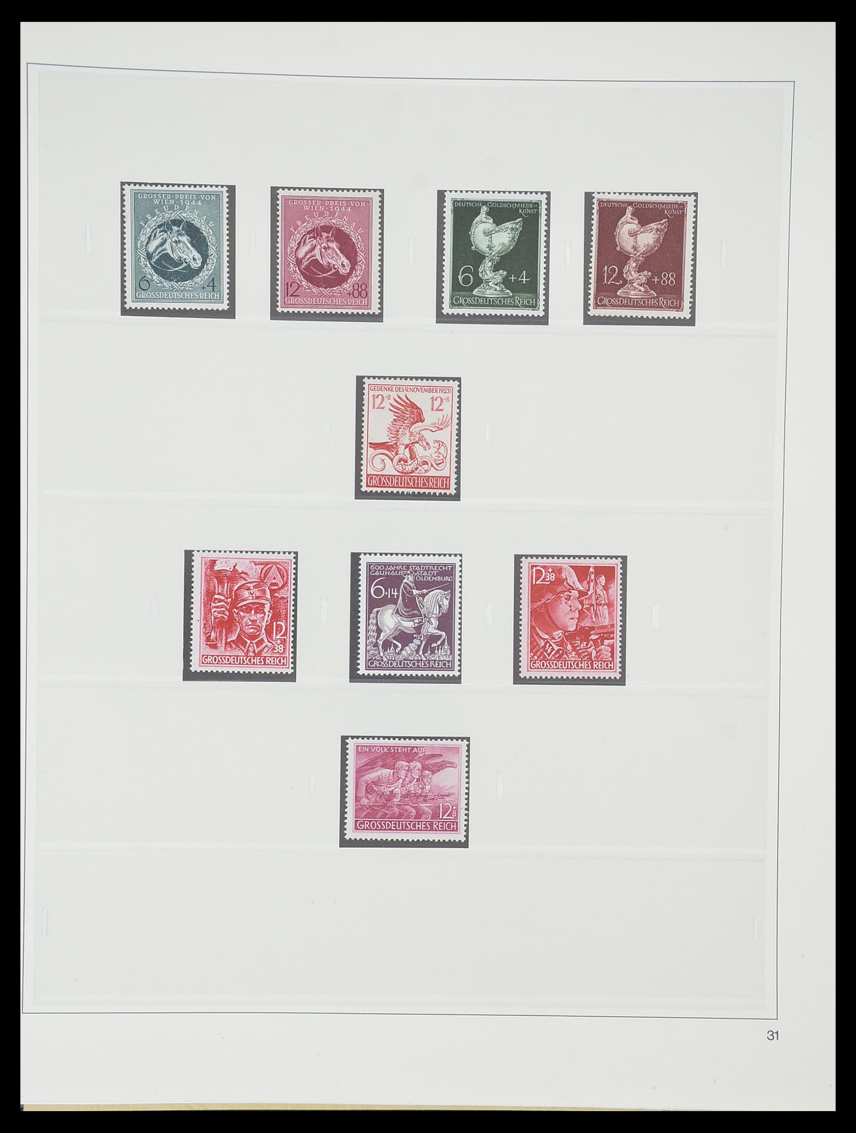 33944 032 - Stamp collection 33944 German Reich 1933-1945.