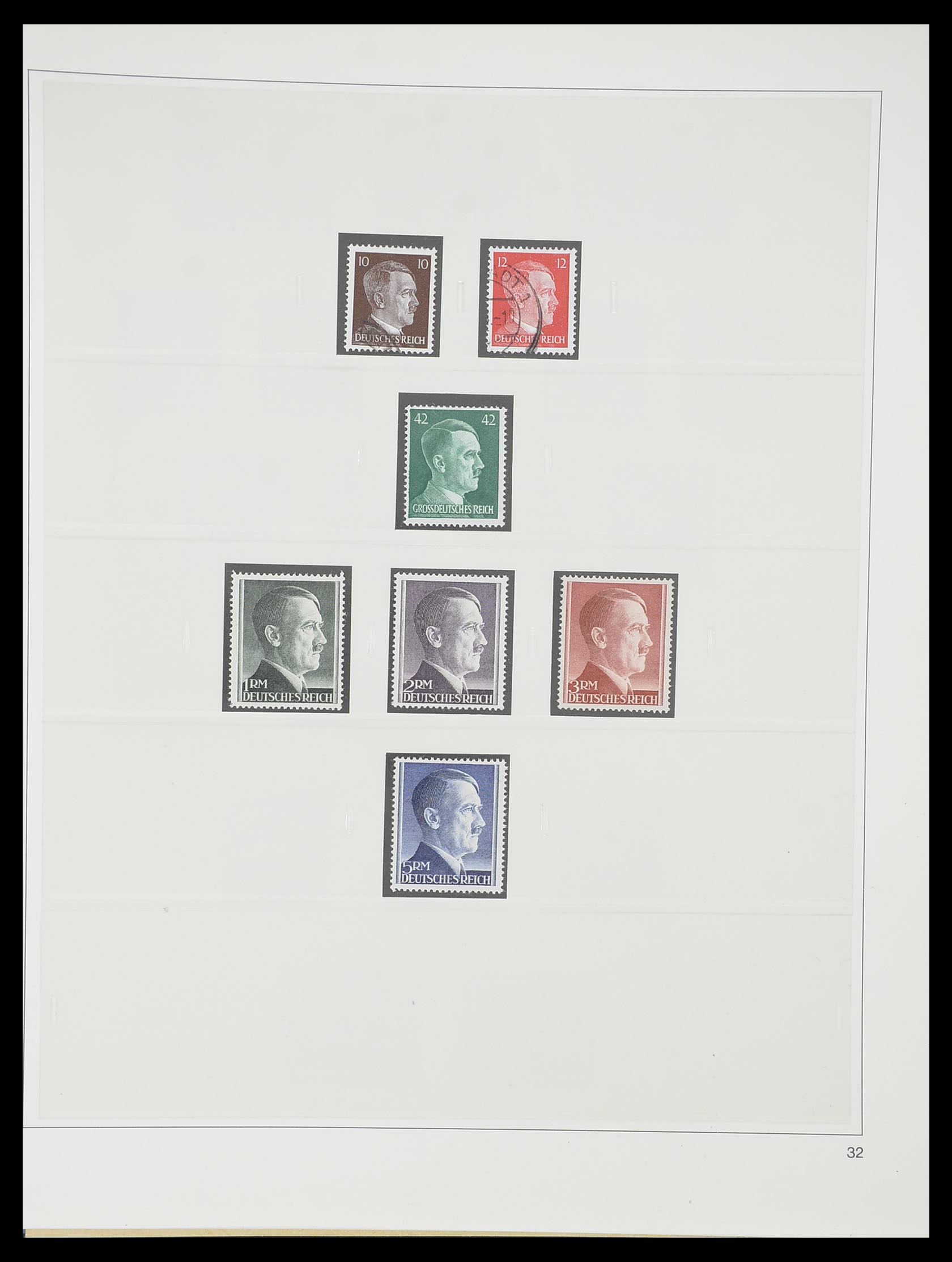 33944 033 - Postzegelverzameling 33944 Duitse Rijk 1933-1945.