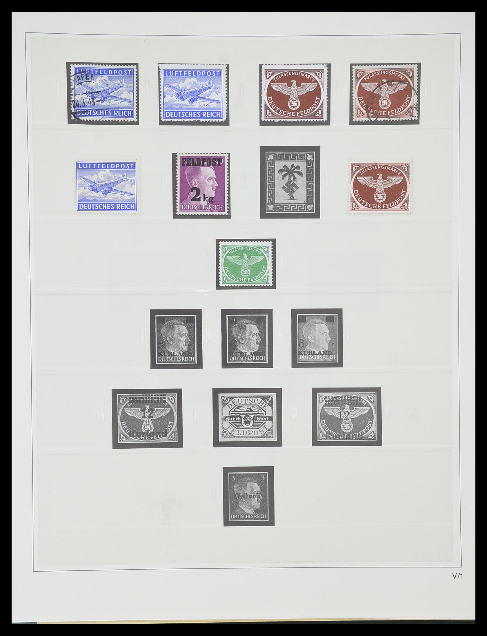 33944 037 - Postzegelverzameling 33944 Duitse Rijk 1933-1945.