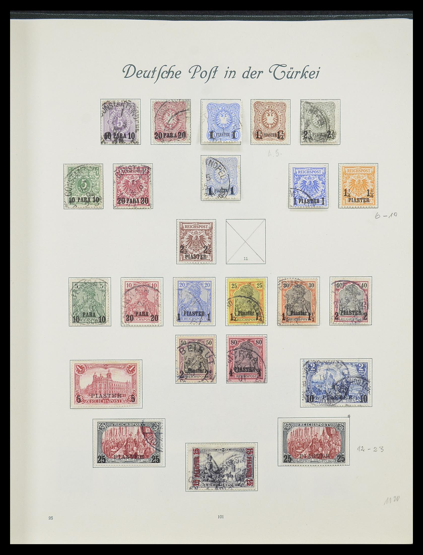 33945 003 - Stamp collection 33945 German colonies 1898-1919.