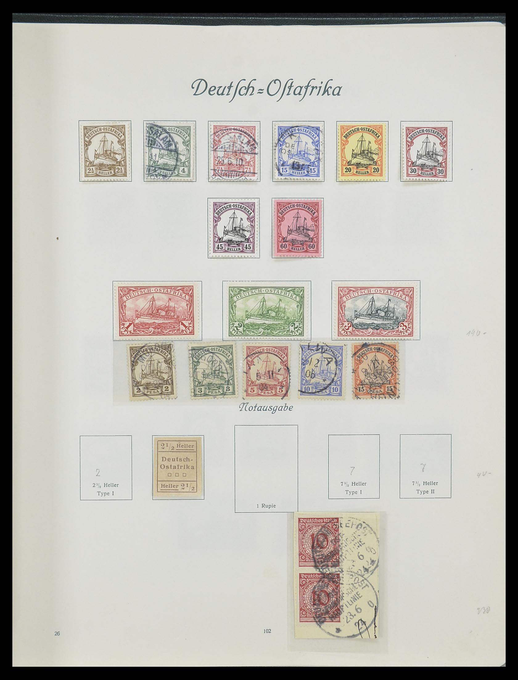 33945 012 - Stamp collection 33945 German colonies 1898-1919.