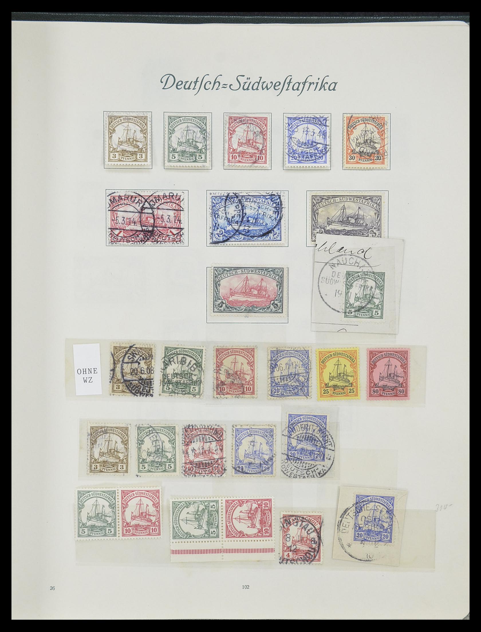 33945 014 - Stamp collection 33945 German colonies 1898-1919.
