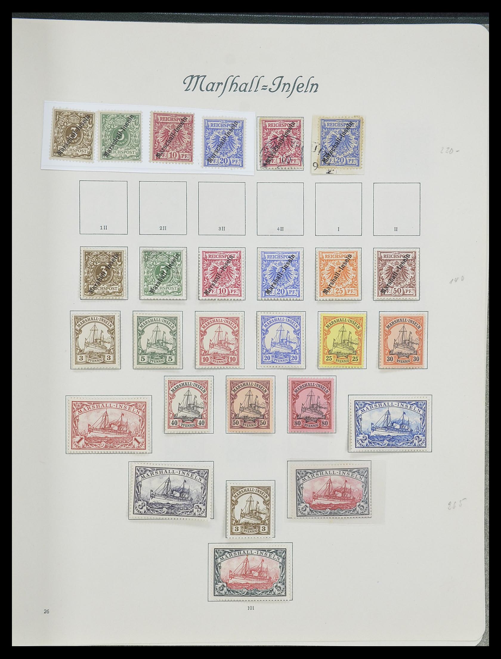 33945 020 - Stamp collection 33945 German colonies 1898-1919.
