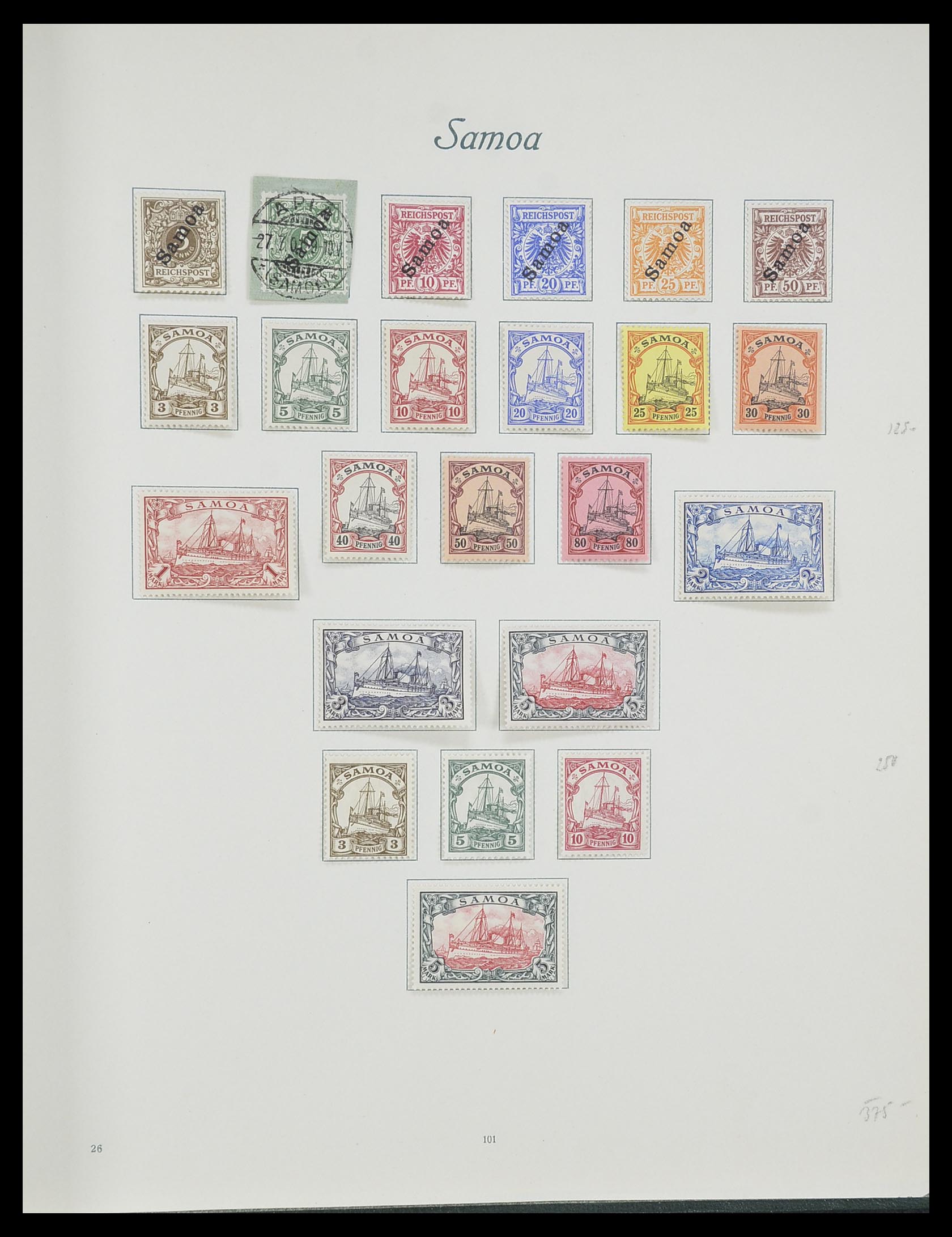 33945 021 - Stamp collection 33945 German colonies 1898-1919.