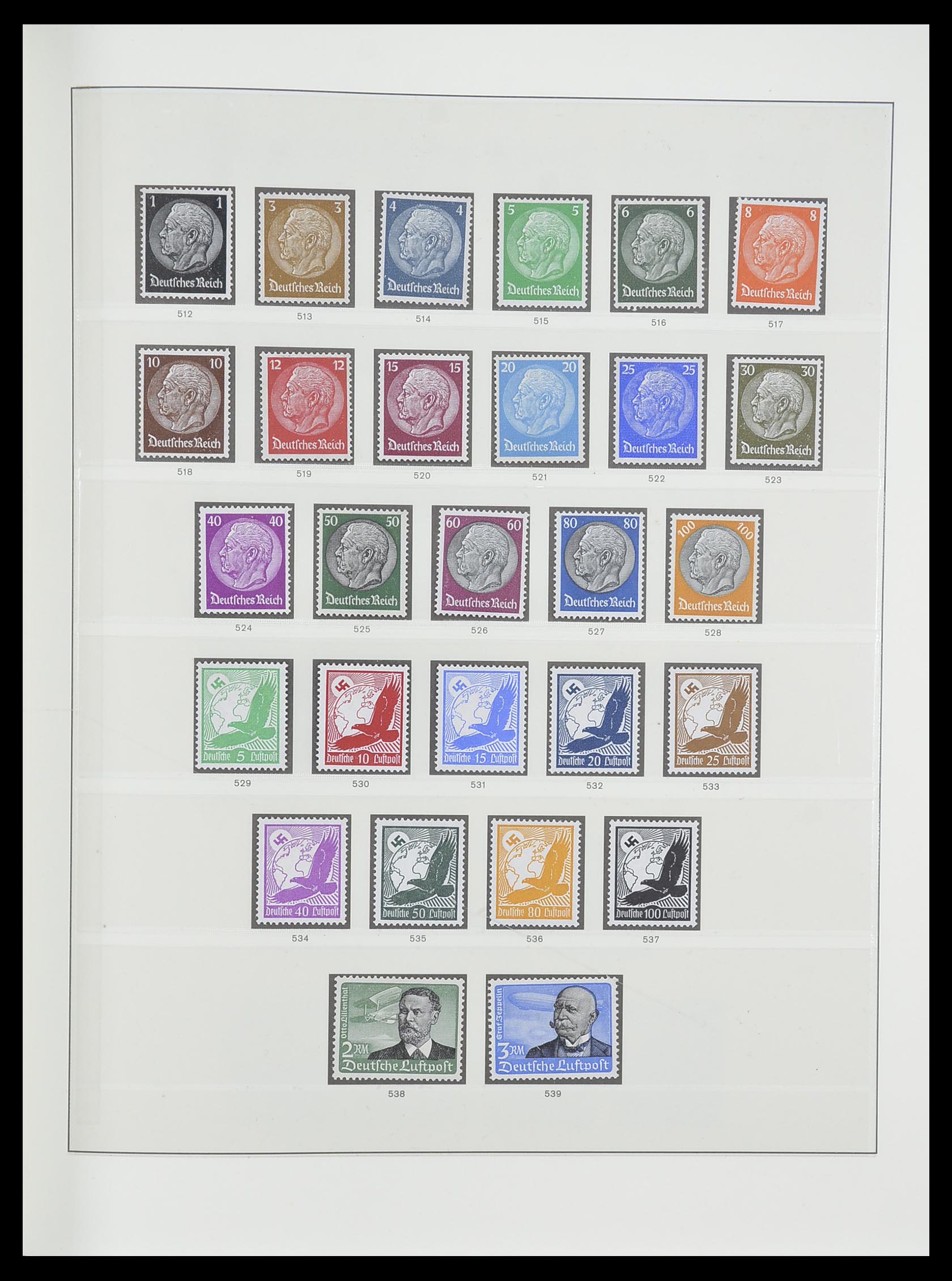 33946 004 - Postzegelverzameling 33946 Duitse Rijk 1933-1945.