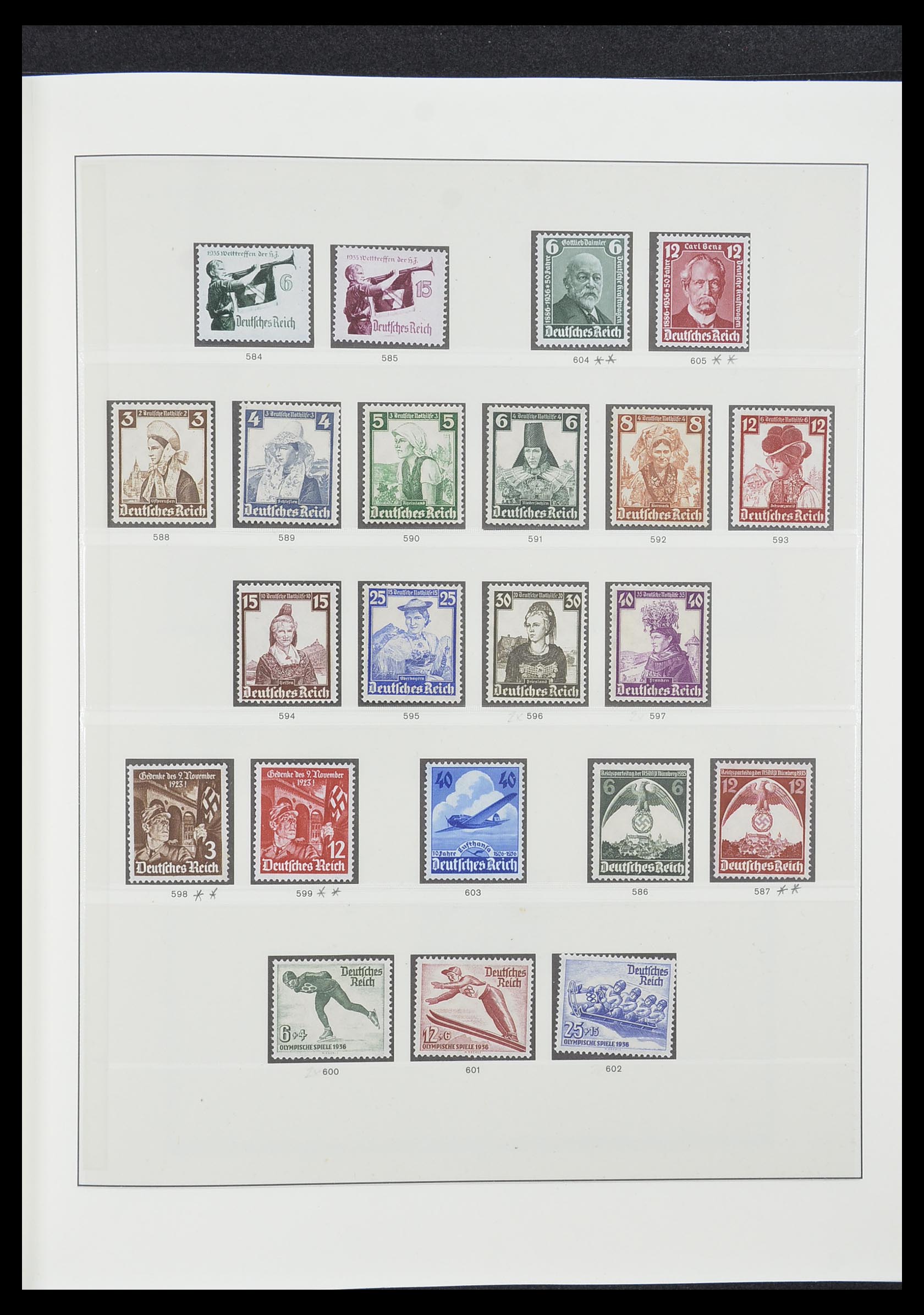 33946 008 - Postzegelverzameling 33946 Duitse Rijk 1933-1945.