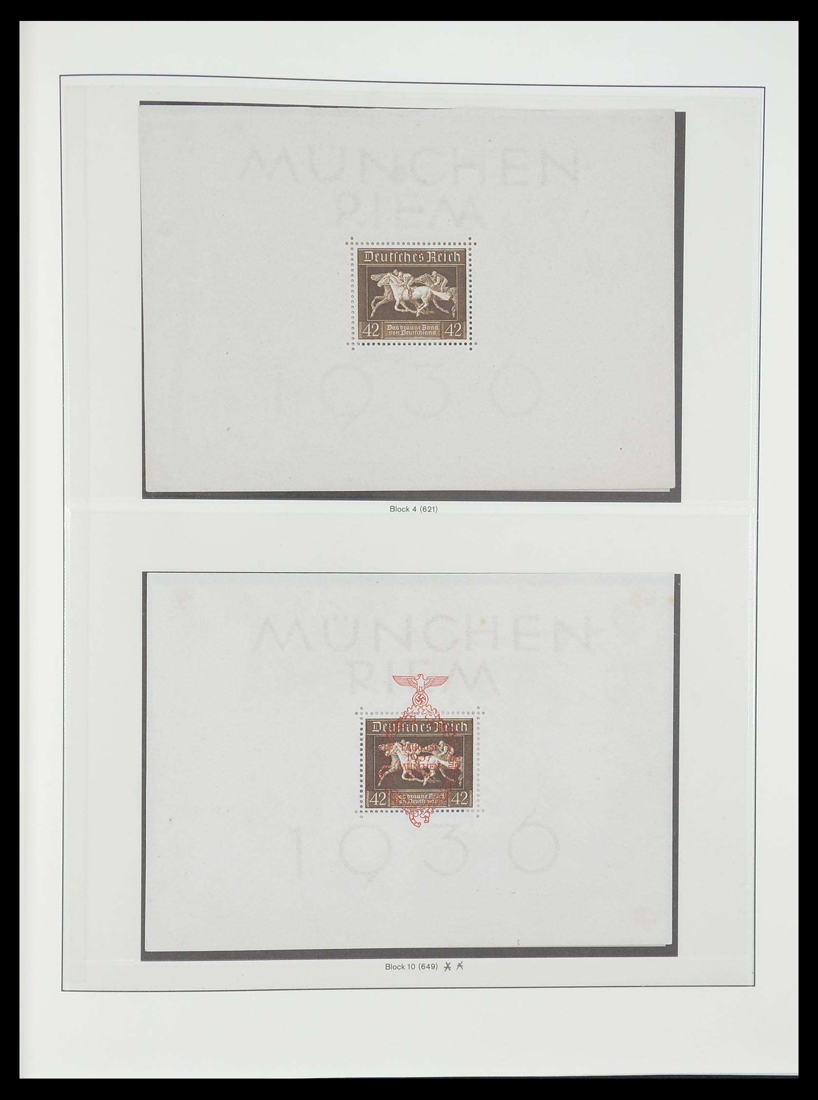 33946 009 - Postzegelverzameling 33946 Duitse Rijk 1933-1945.