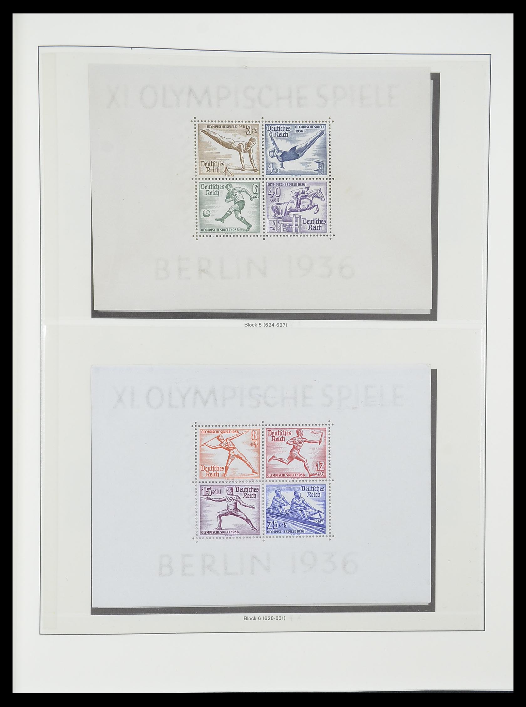 33946 010 - Postzegelverzameling 33946 Duitse Rijk 1933-1945.