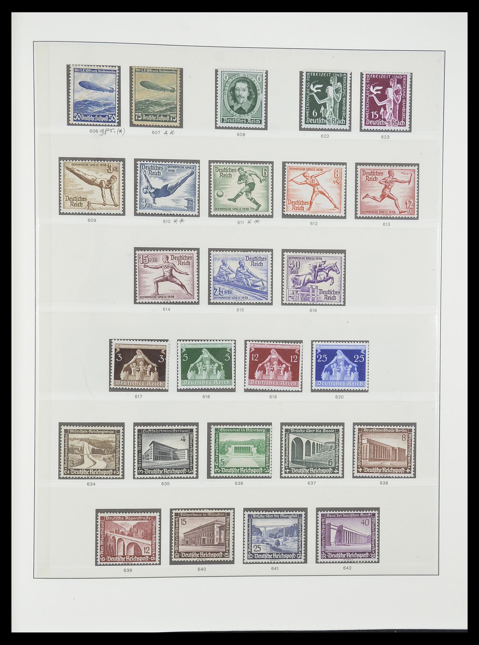 33946 011 - Postzegelverzameling 33946 Duitse Rijk 1933-1945.