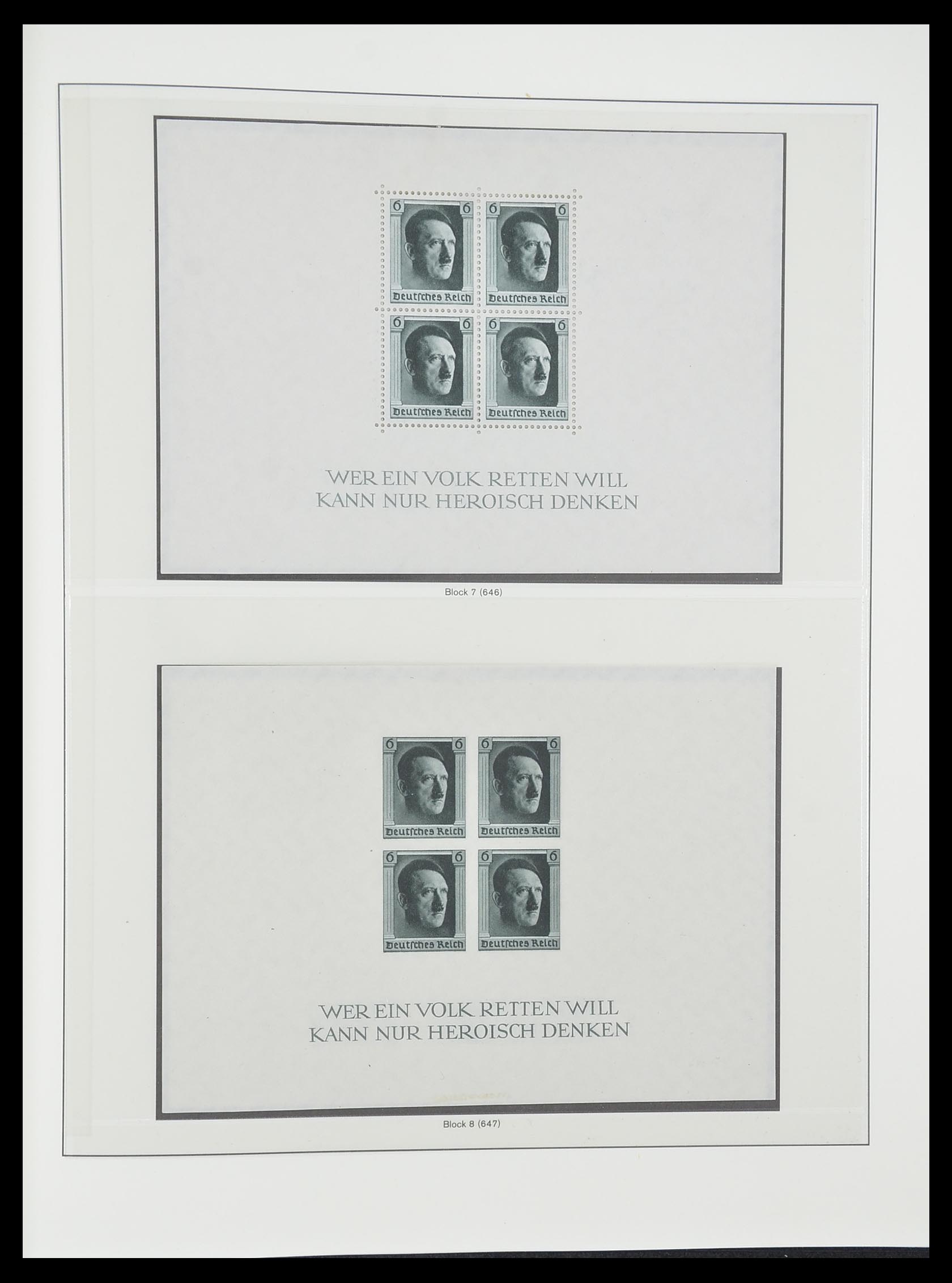 33946 013 - Postzegelverzameling 33946 Duitse Rijk 1933-1945.