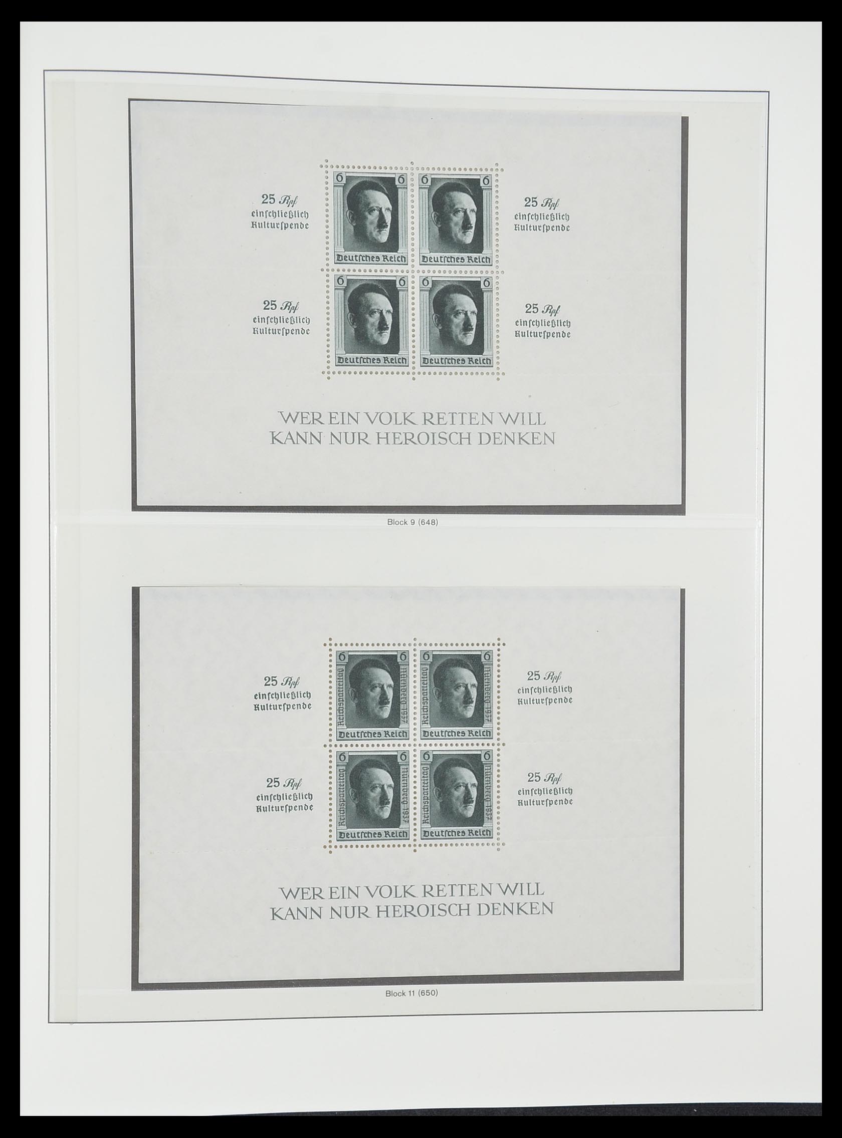 33946 014 - Postzegelverzameling 33946 Duitse Rijk 1933-1945.