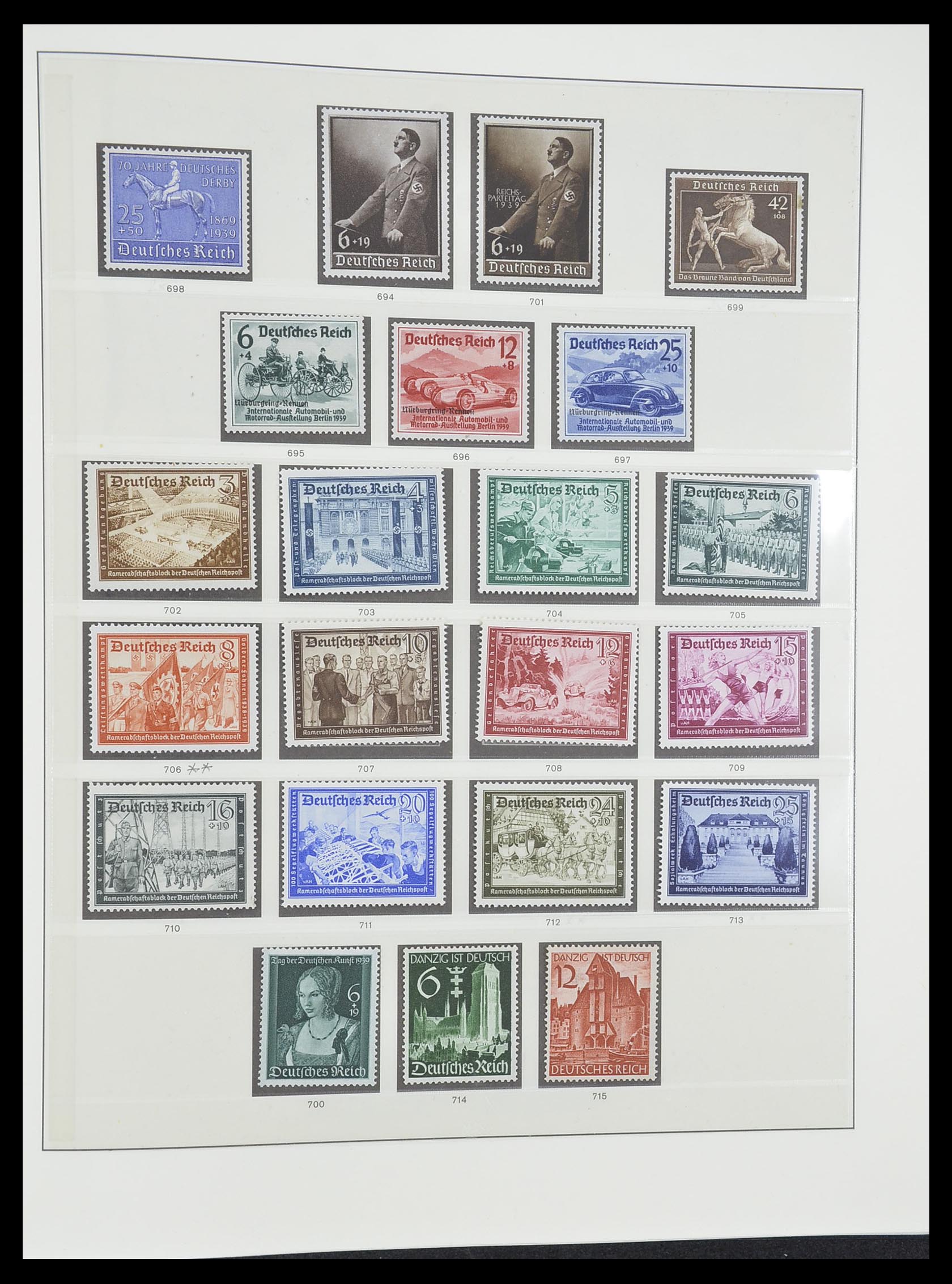 33946 016 - Postzegelverzameling 33946 Duitse Rijk 1933-1945.