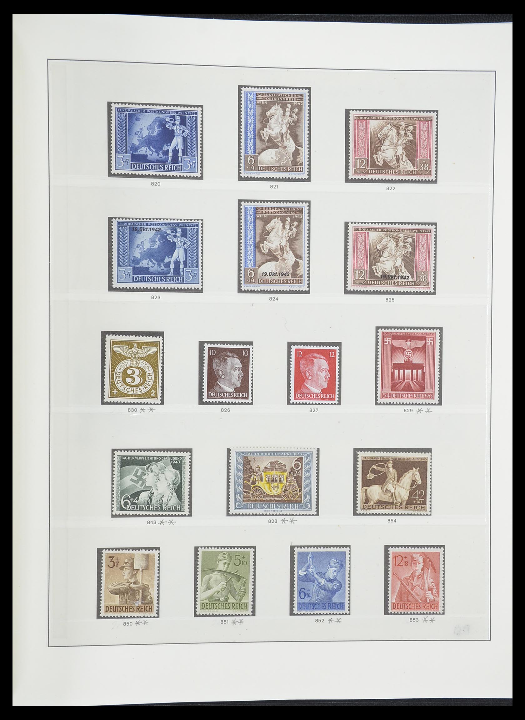 33946 022 - Stamp collection 33946 German Reich 1933-1945.
