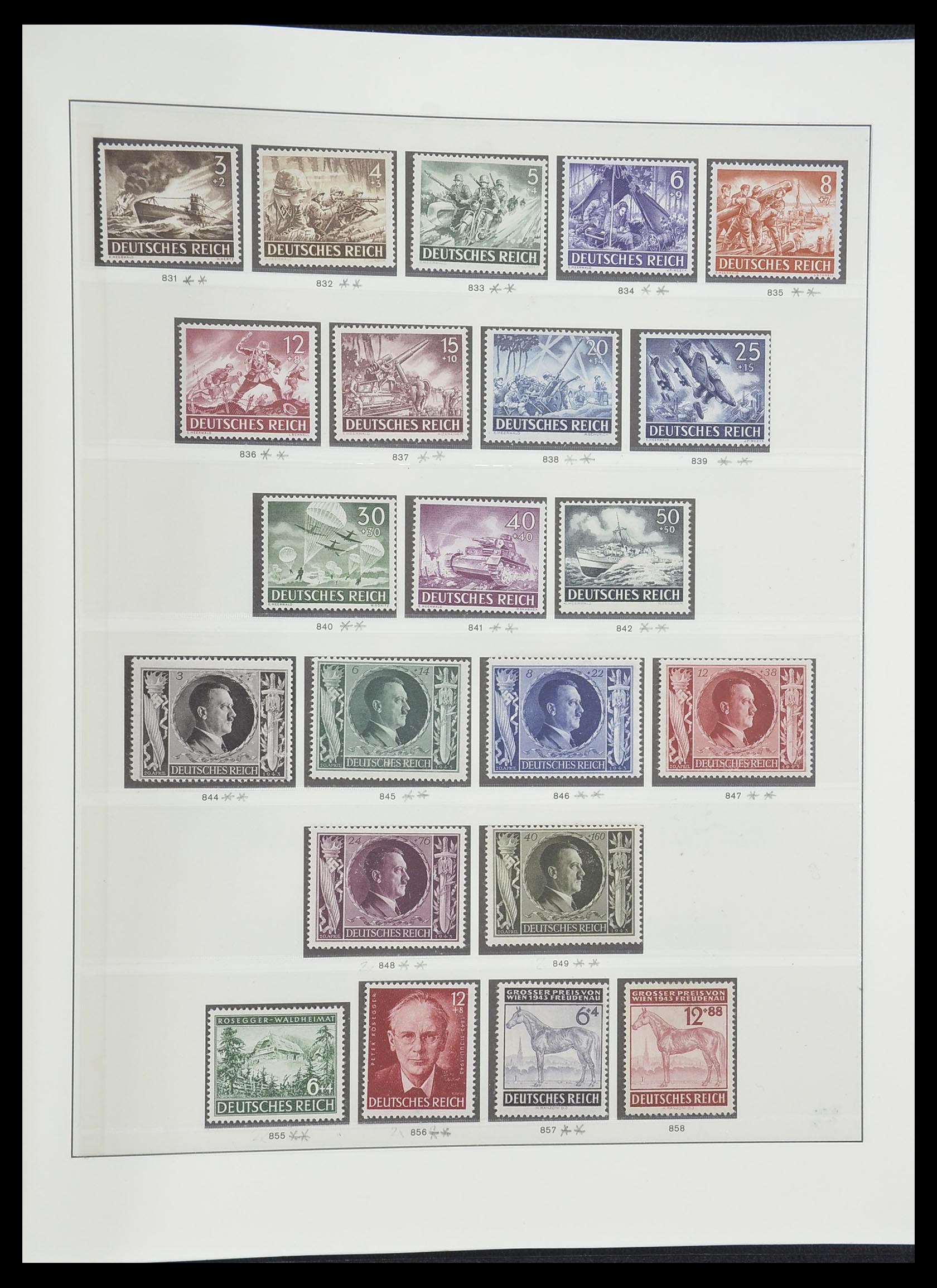 33946 023 - Postzegelverzameling 33946 Duitse Rijk 1933-1945.