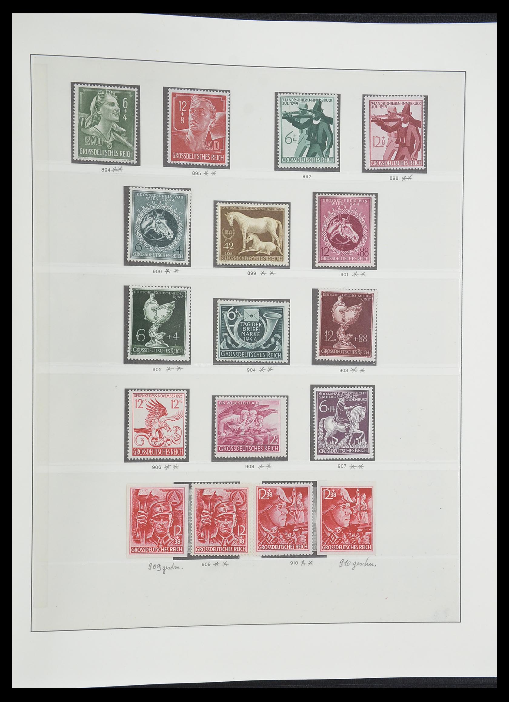 33946 026 - Postzegelverzameling 33946 Duitse Rijk 1933-1945.