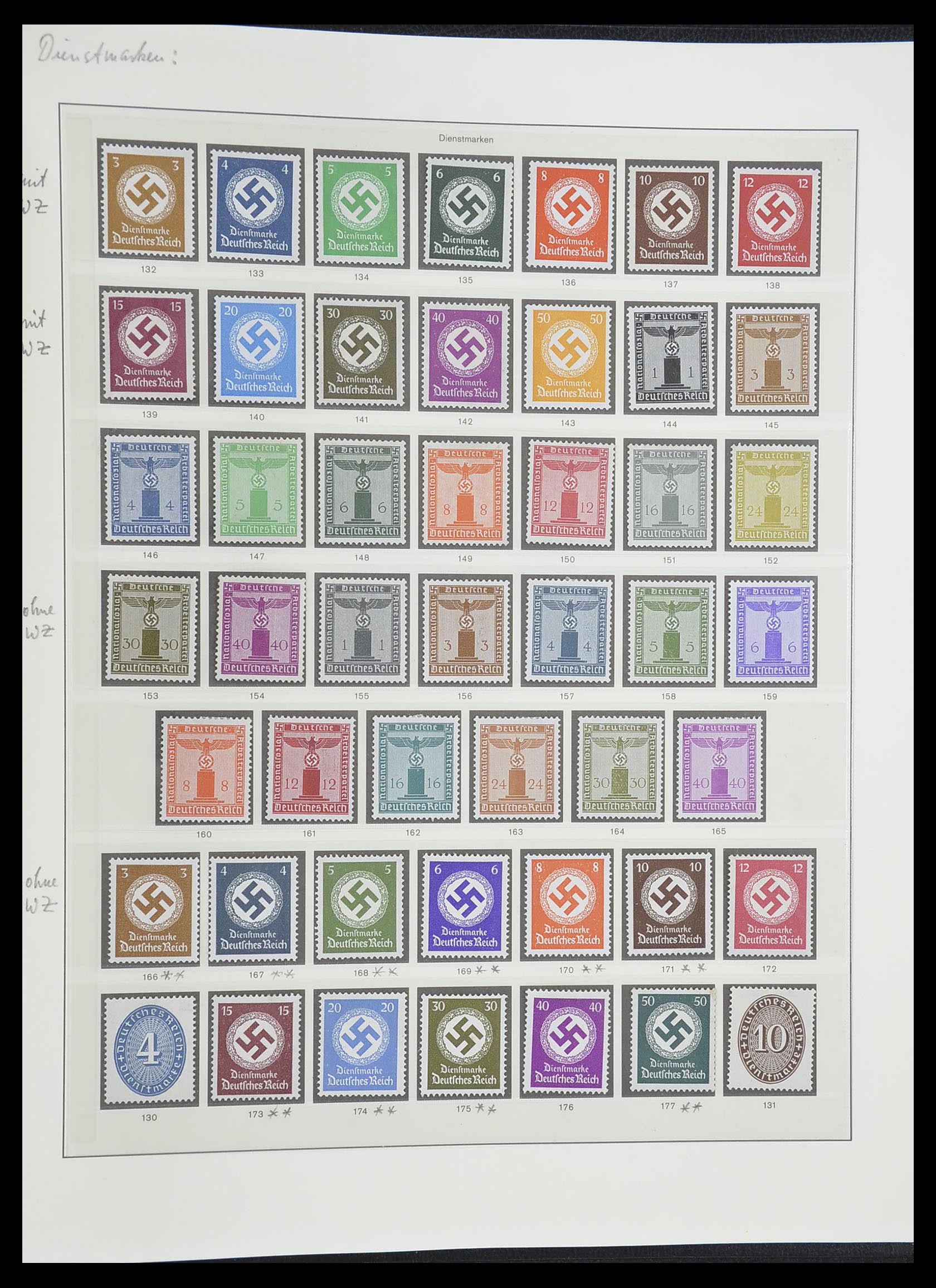 33946 027 - Postzegelverzameling 33946 Duitse Rijk 1933-1945.