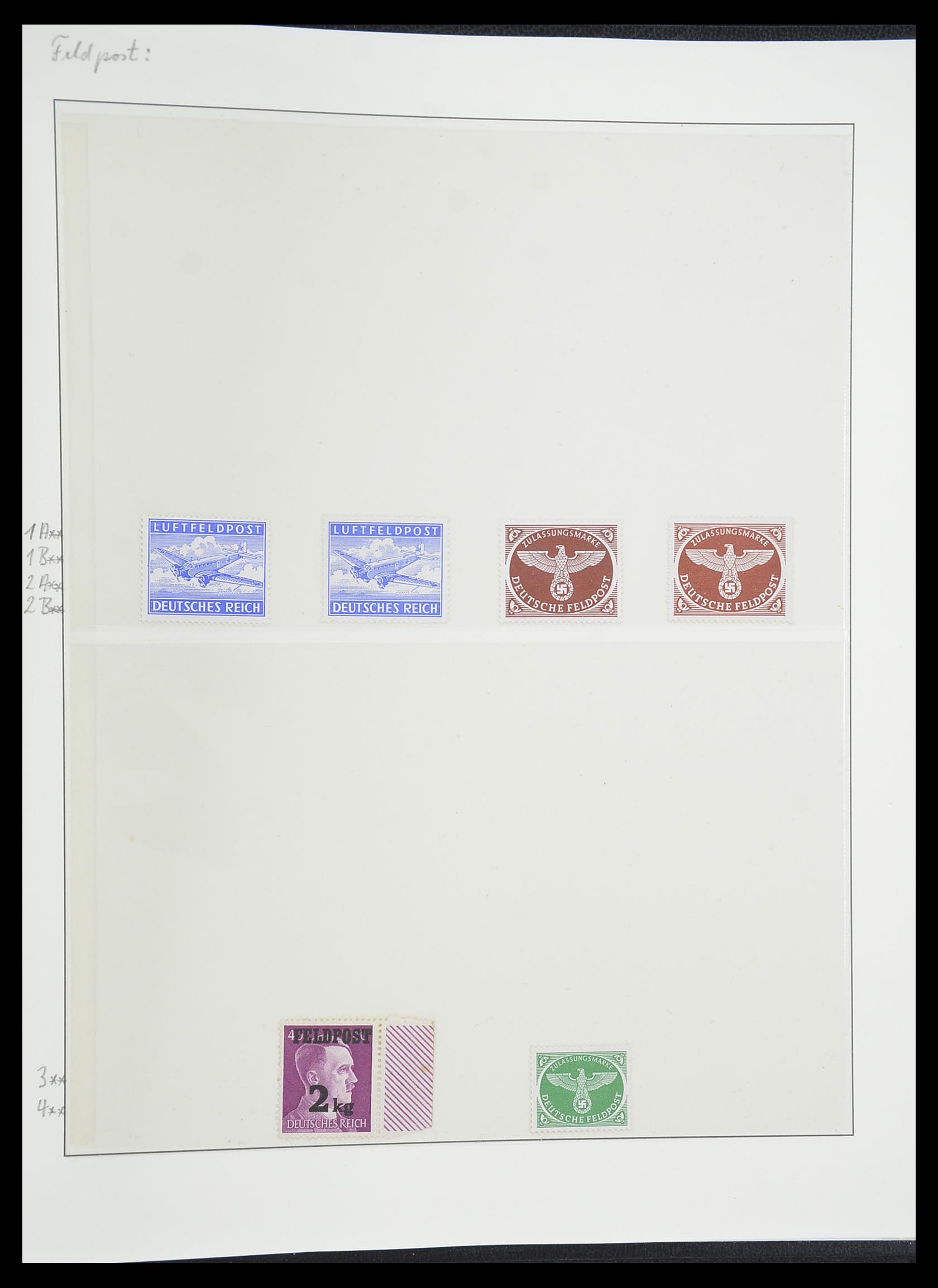 33946 028 - Postzegelverzameling 33946 Duitse Rijk 1933-1945.