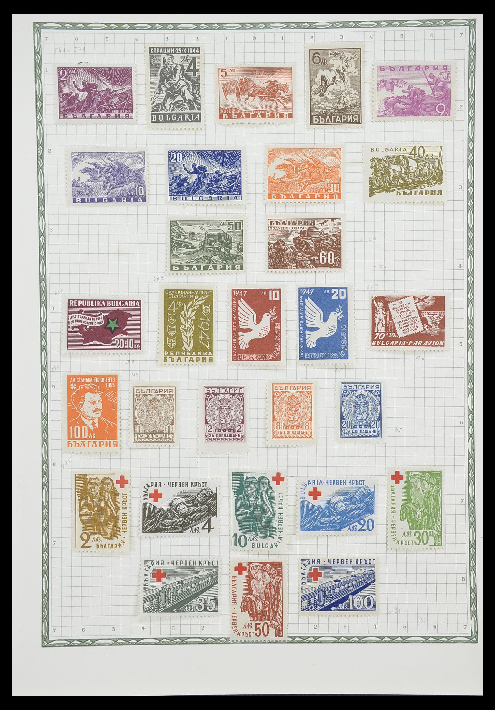 33947 035 - Postzegelverzameling 33947 Bulgarije 1879-1955.