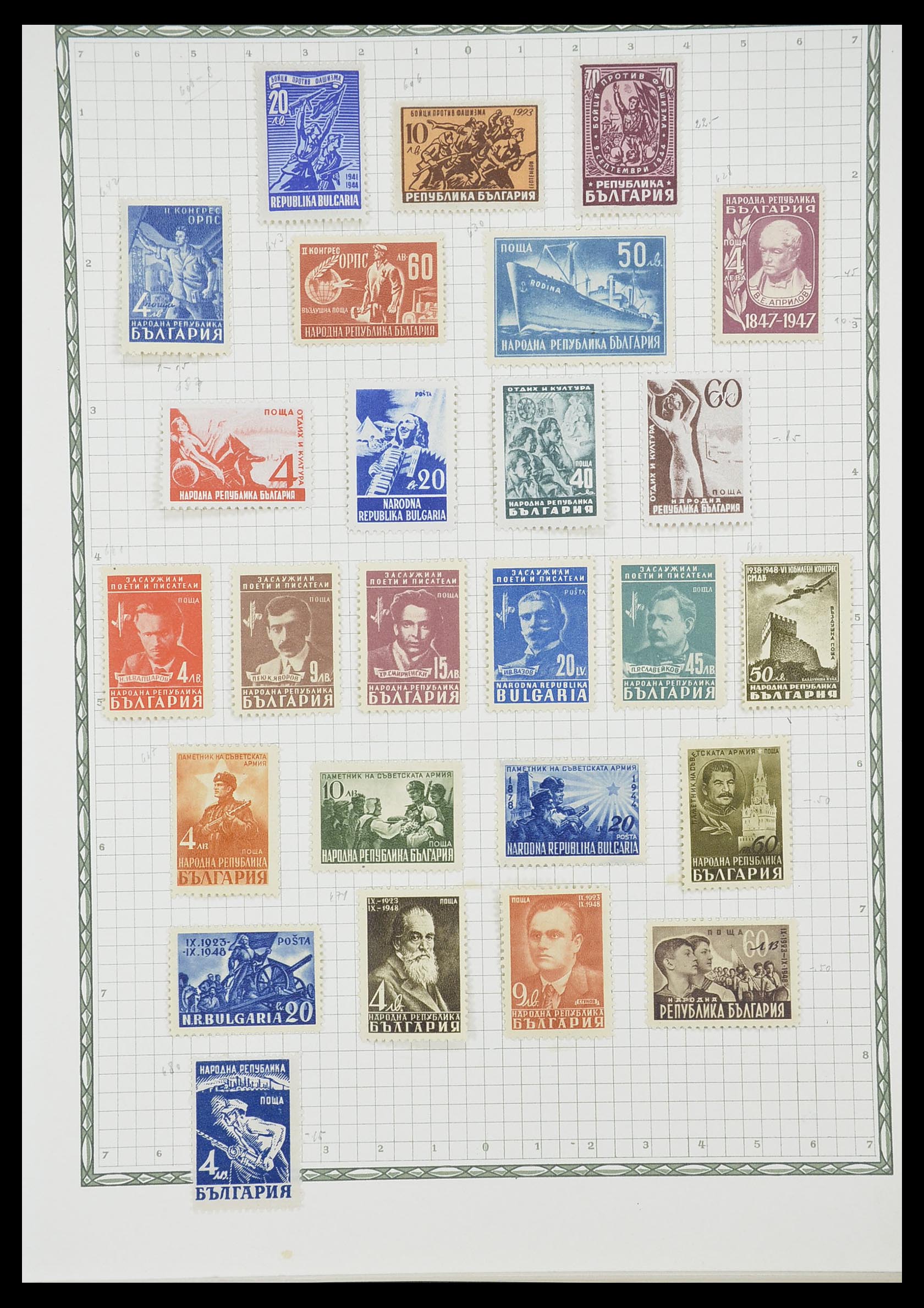 33947 038 - Postzegelverzameling 33947 Bulgarije 1879-1955.