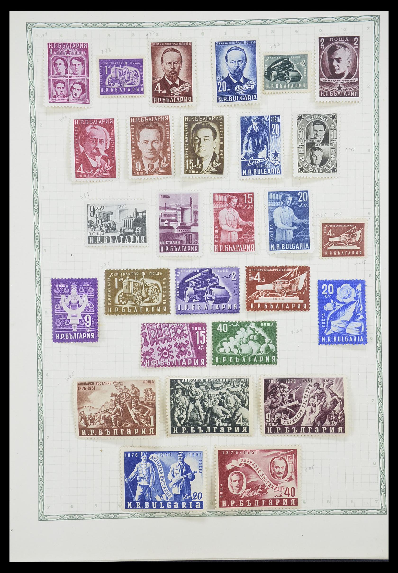 33947 042 - Postzegelverzameling 33947 Bulgarije 1879-1955.