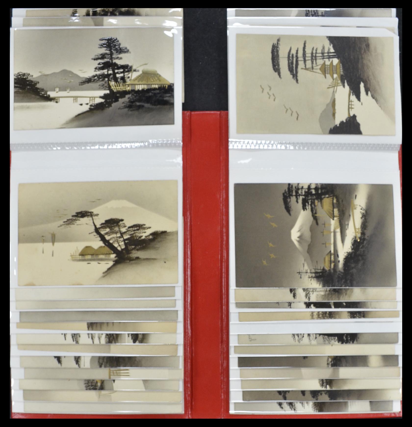 33949 020 - Postzegelverzameling 33949 Japan ansichtkaarten 1900-1930.