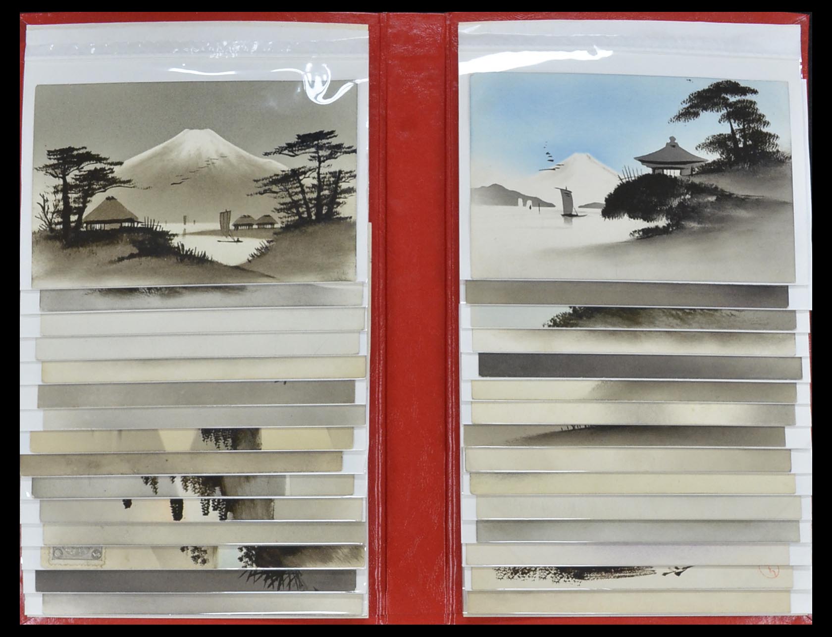 33949 033 - Postzegelverzameling 33949 Japan ansichtkaarten 1900-1930.