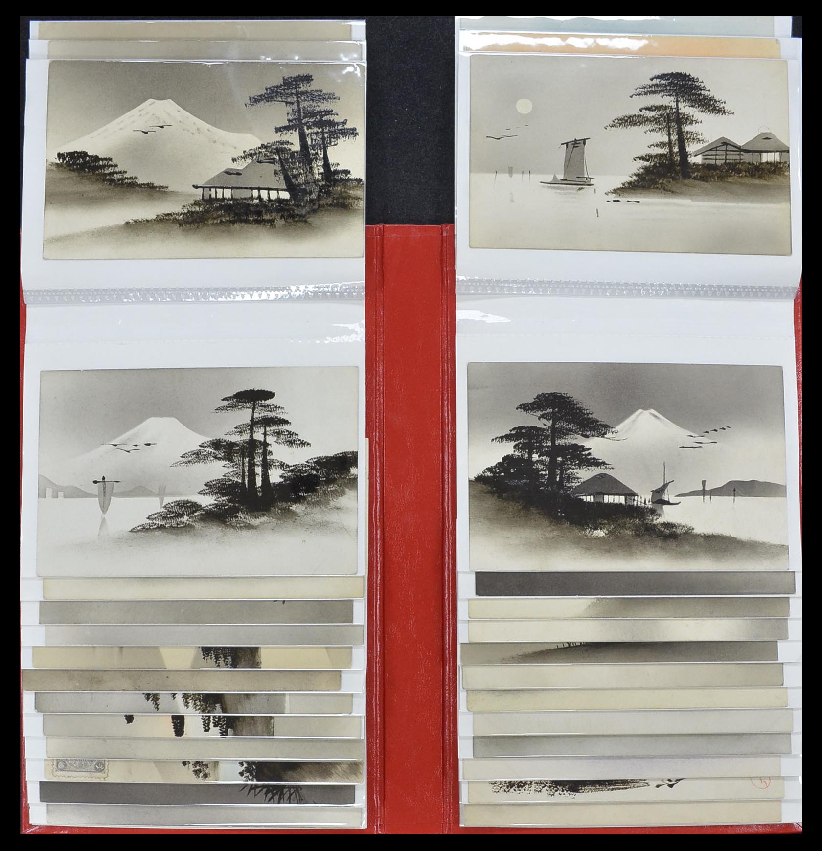 33949 036 - Postzegelverzameling 33949 Japan ansichtkaarten 1900-1930.