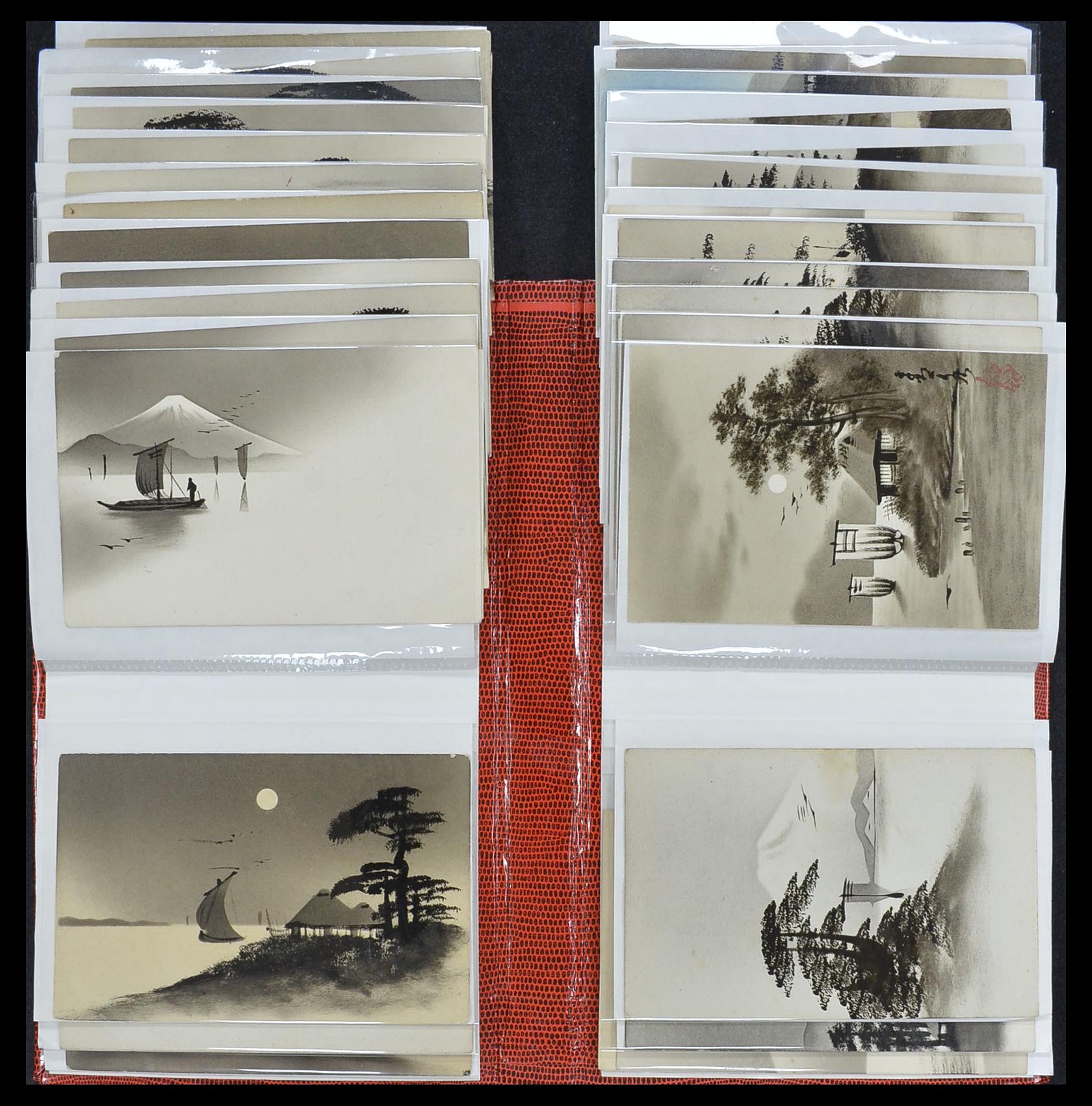 33949 061 - Postzegelverzameling 33949 Japan ansichtkaarten 1900-1930.