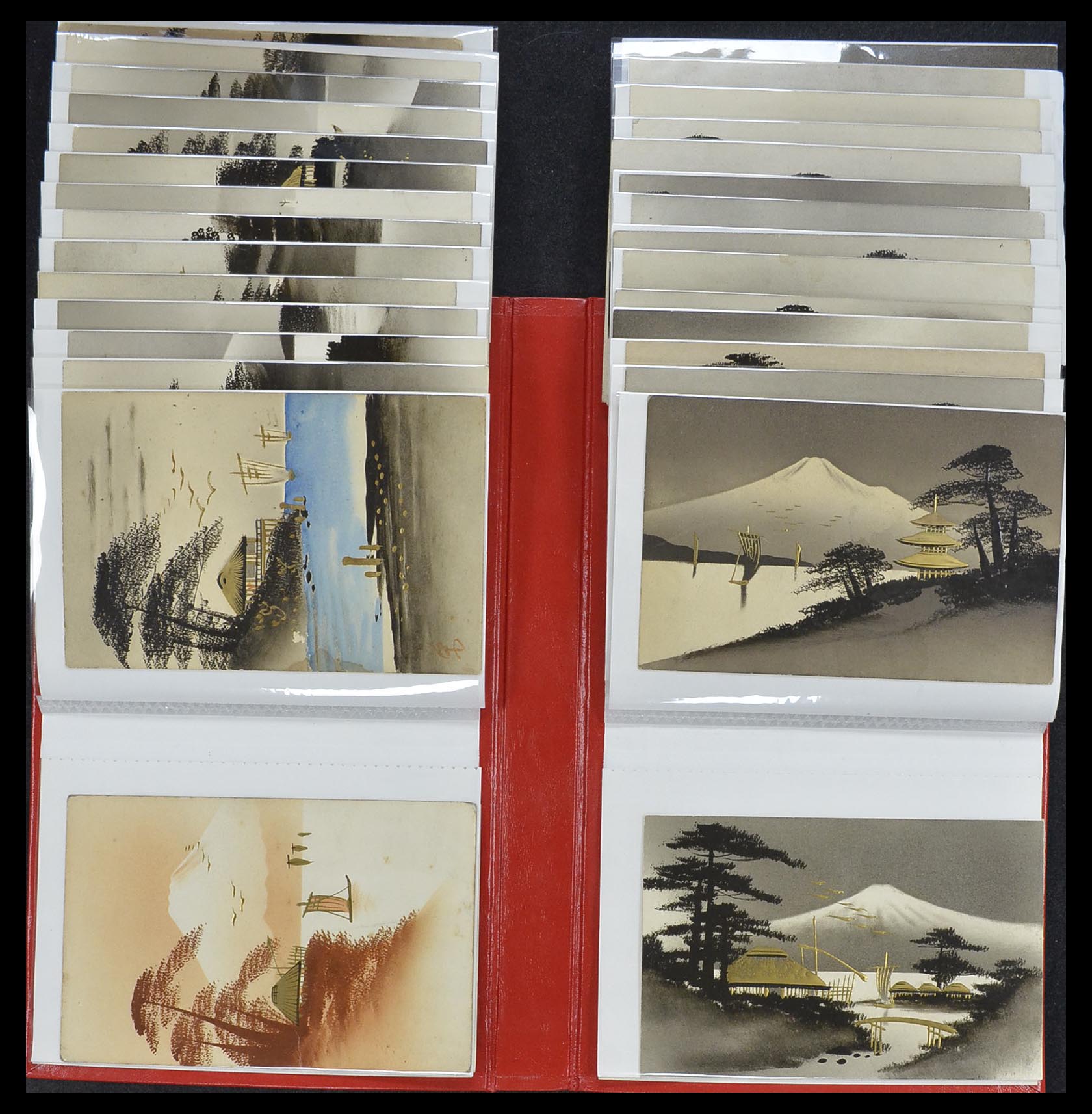 33949 095 - Postzegelverzameling 33949 Japan ansichtkaarten 1900-1930.